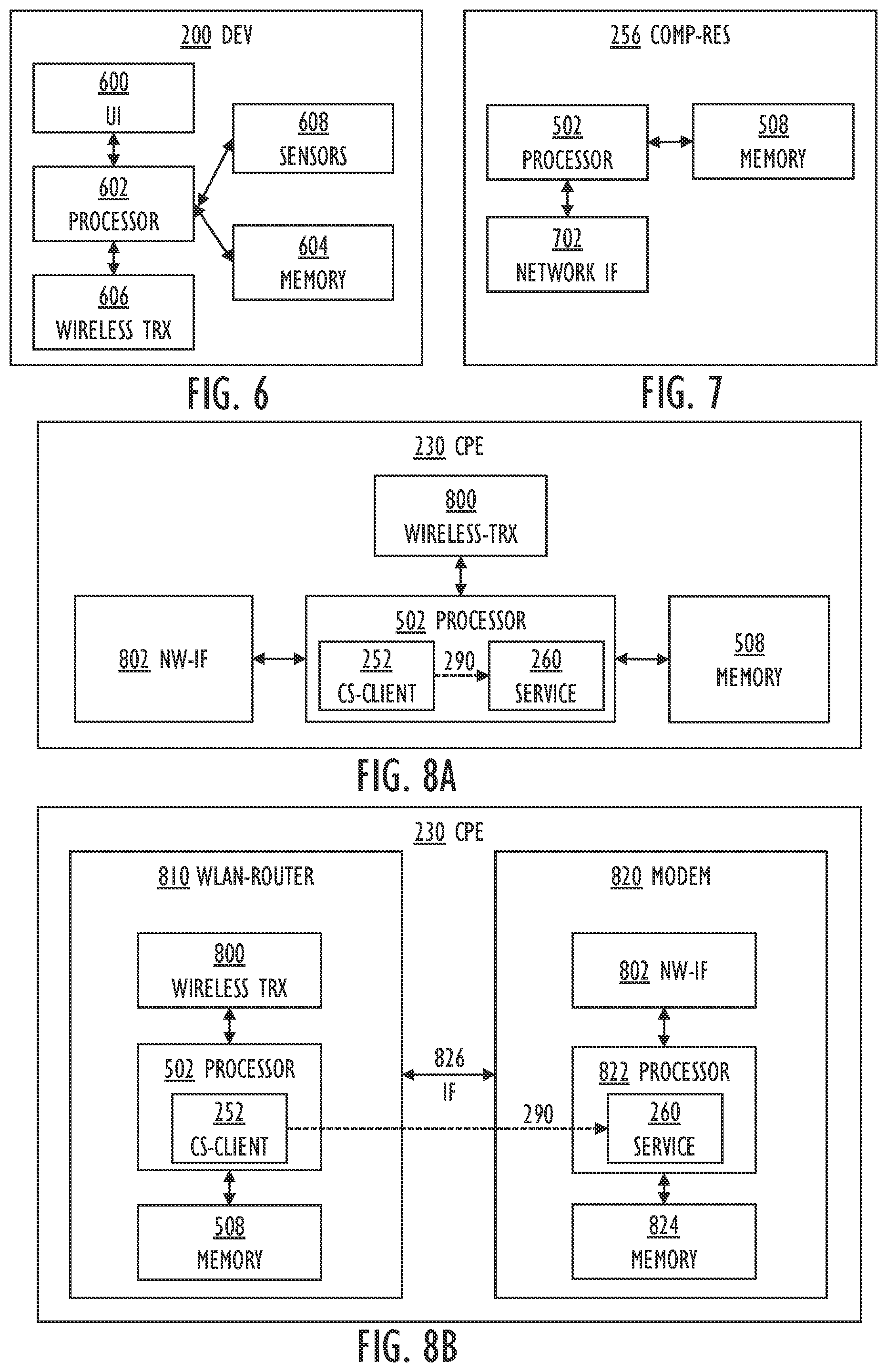 Patent US12556425 Figure 6 – Passing connected device identity to service in customer-premises equipment