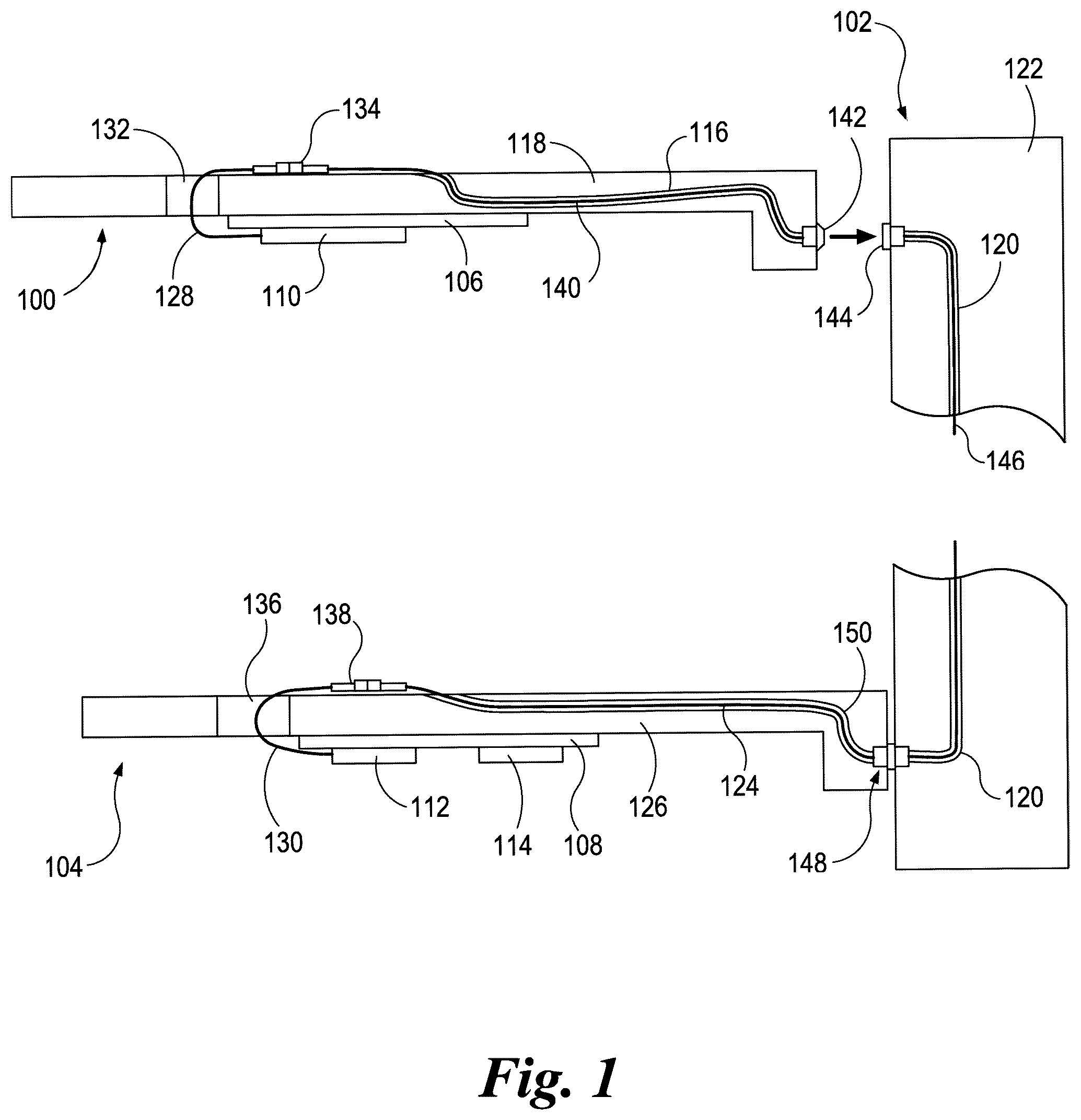Patent US12556496 Figure 1 – Wormhole backplane ultrahigh density optical routing system