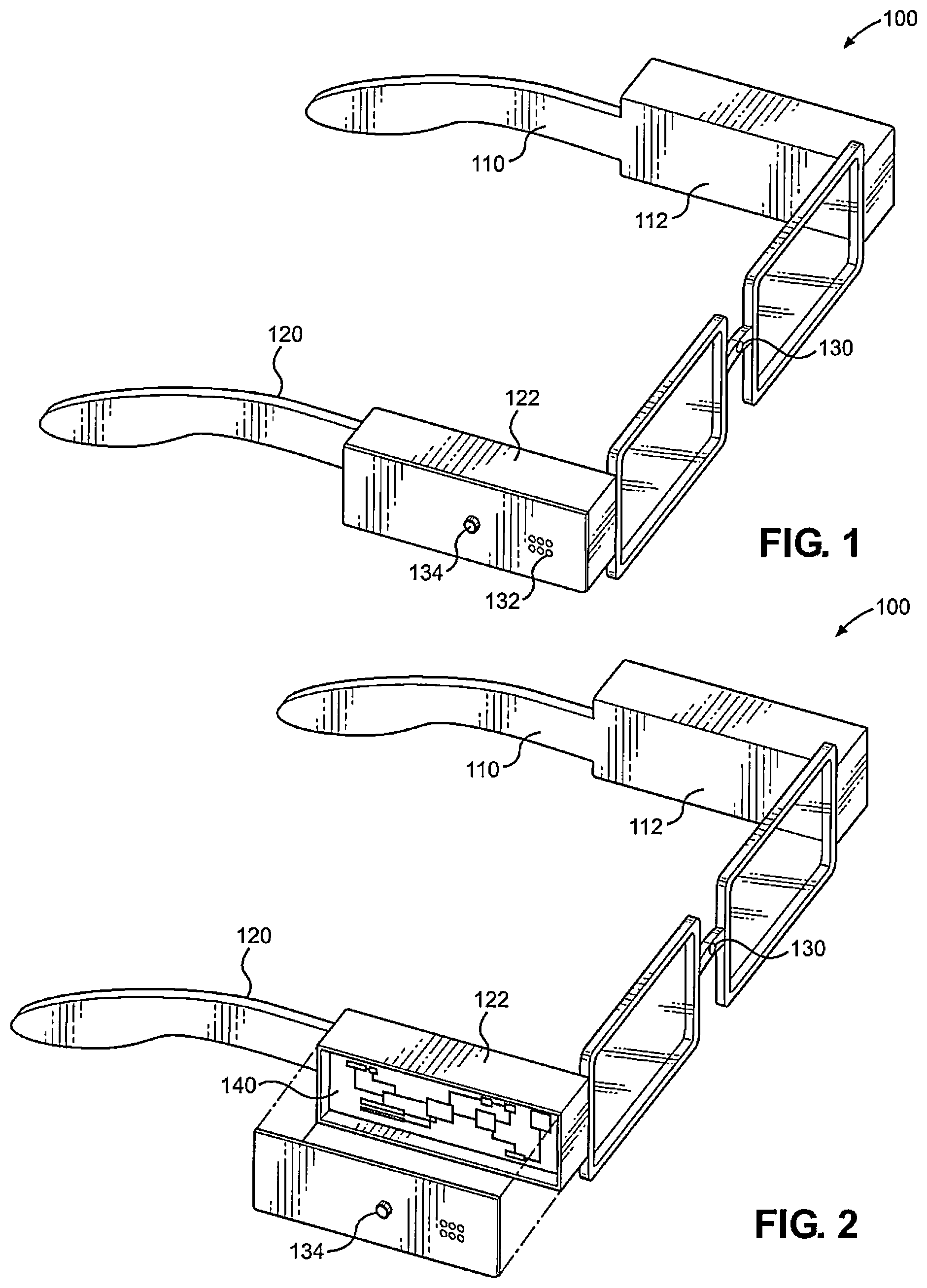 Patent US12556649 — Continuous video capture glasses — Figure 1
