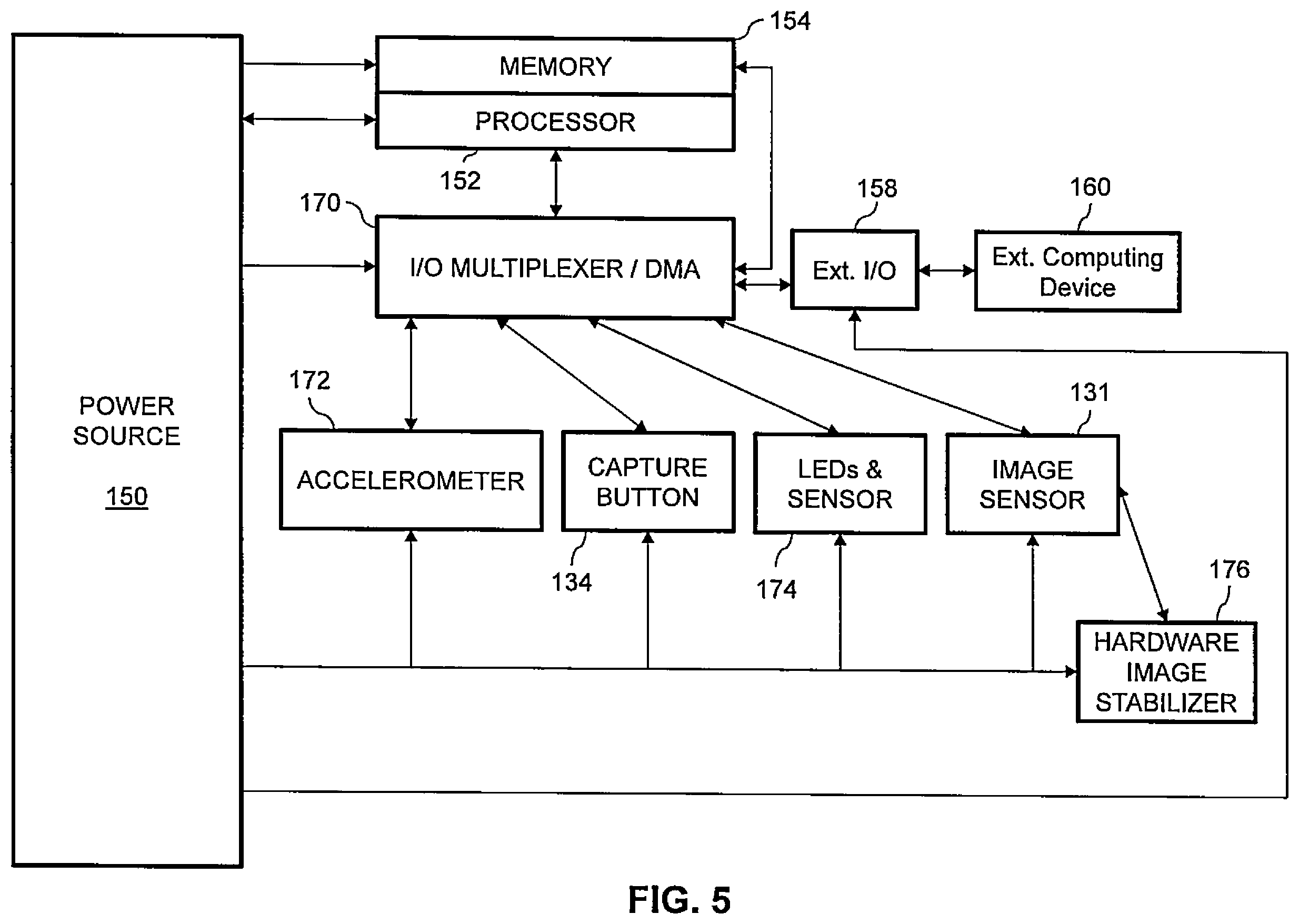 Patent US12556649 Figure 4 – Continuous video capture glasses