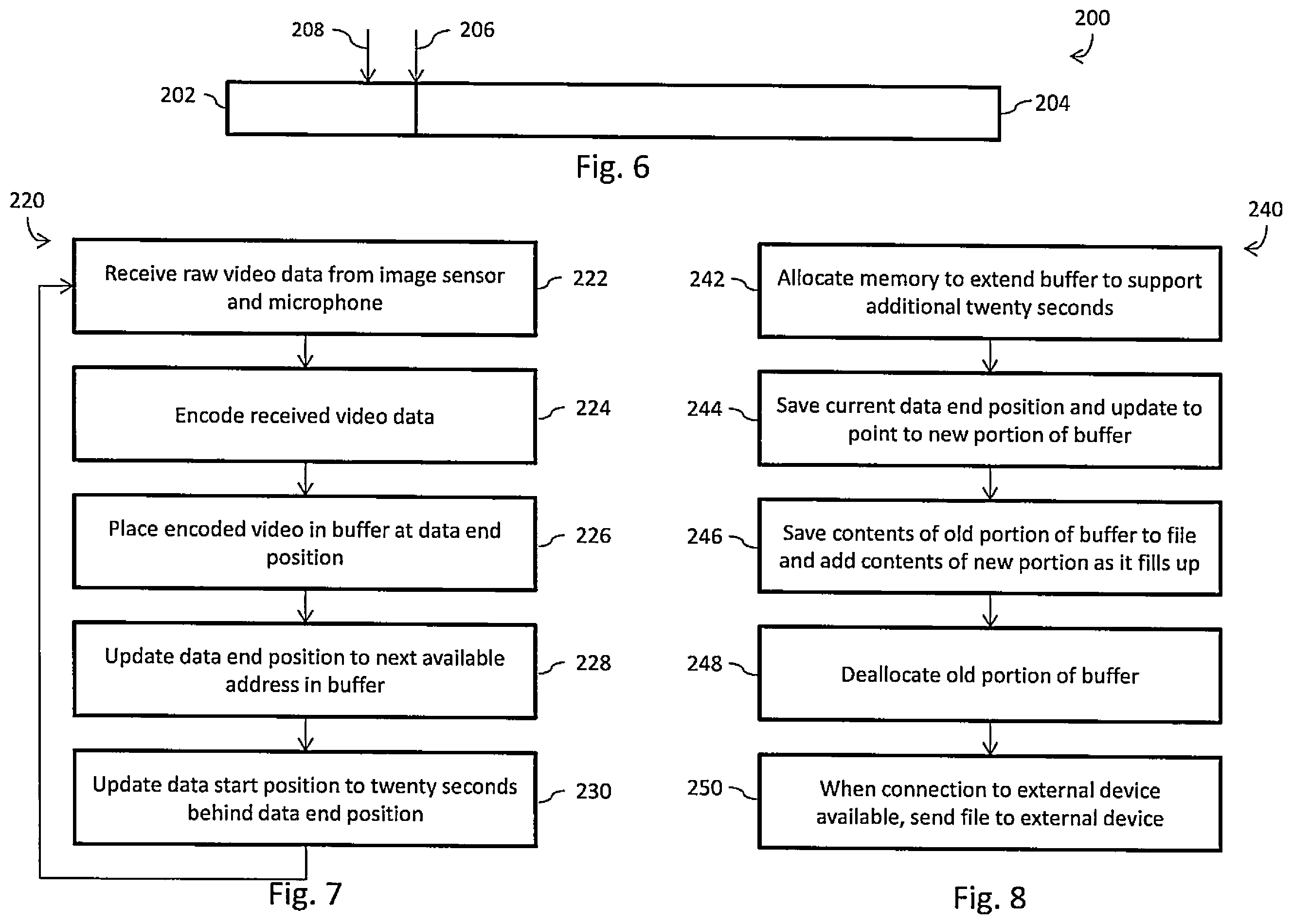 Patent US12556649 Figure 5 – Continuous video capture glasses