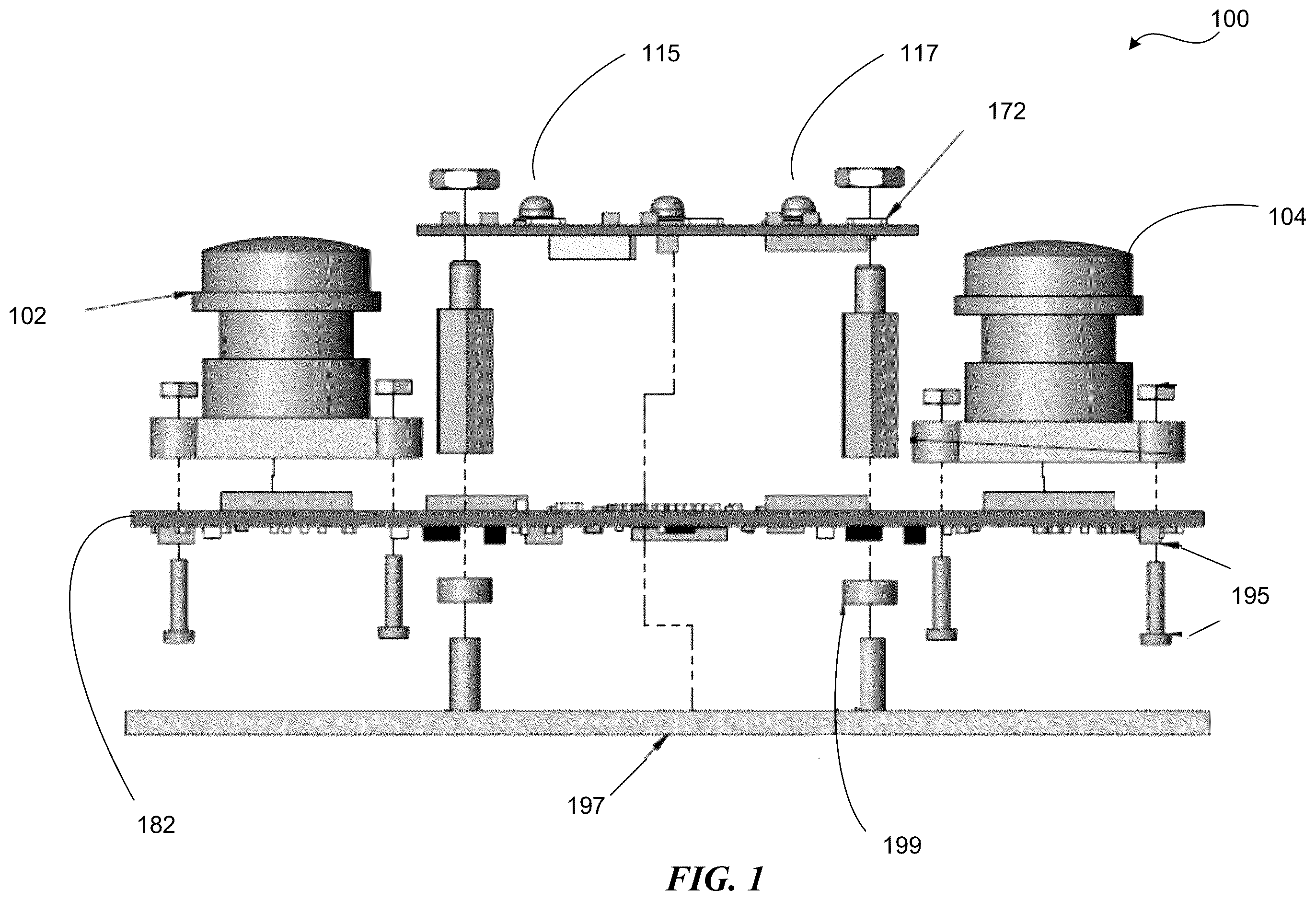 Patent US12556674 Figure 1 – Augmented reality with motion sensing