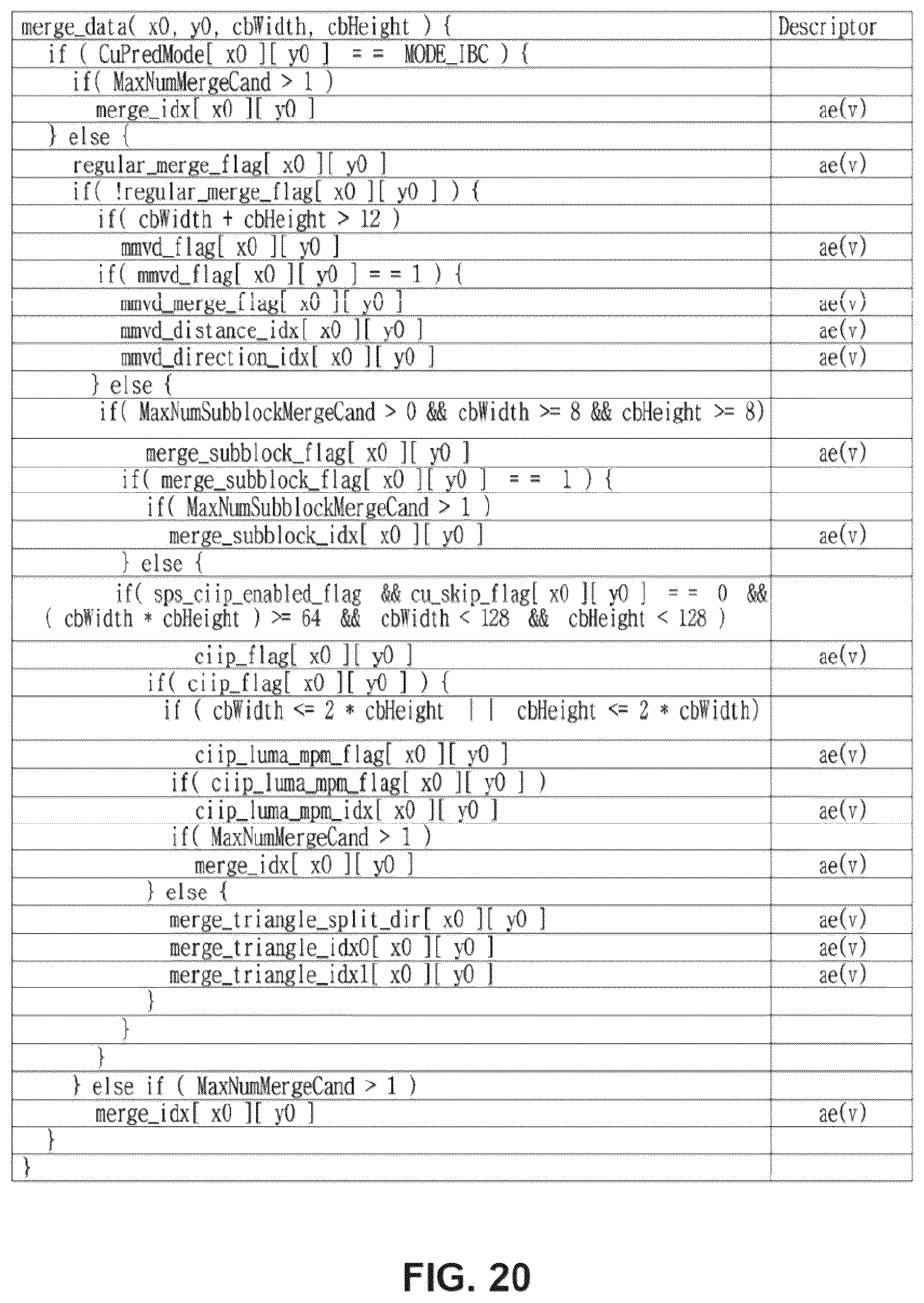 Patent US12556694 Figure 20 – Method and device for encoding or decoding image