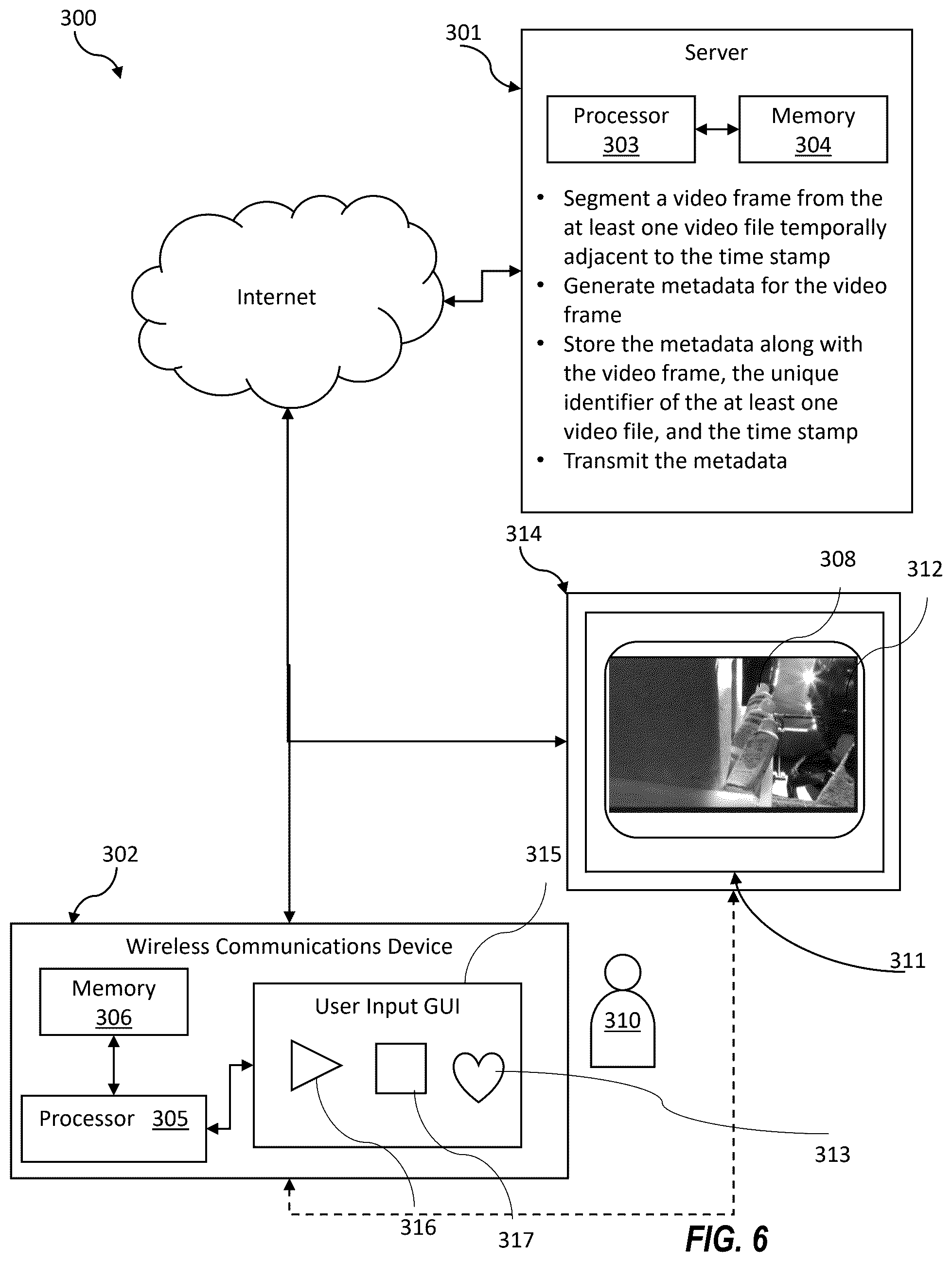 Patent US12556771 Figure 12 – Video system with intra-video user input and related methods