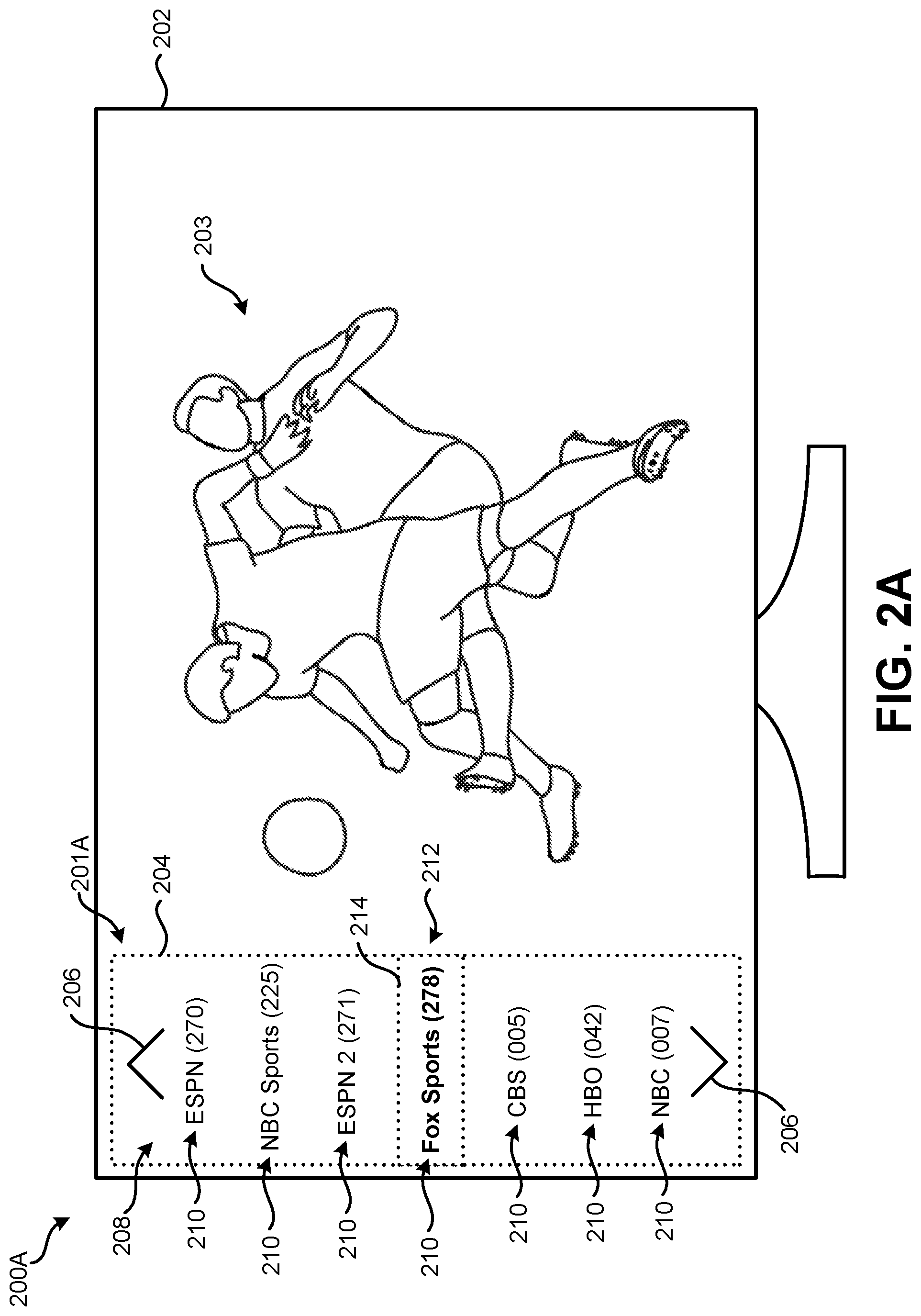 Patent US12556774 Figure 3 – On-screen selectable channel guide