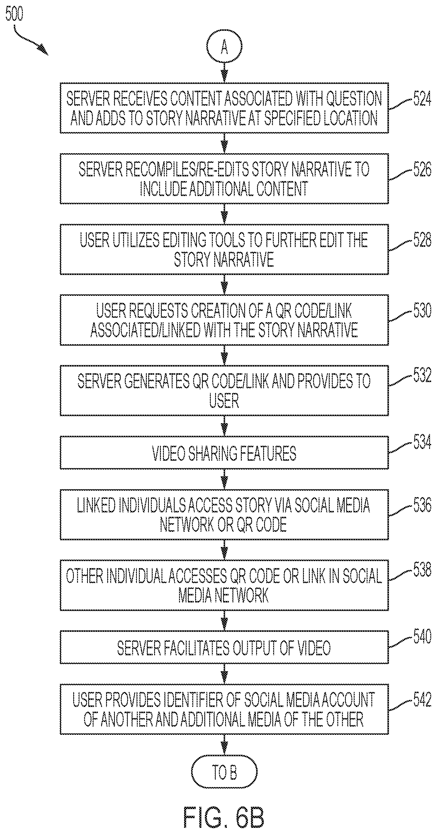 Patent US12556783 Figure 7 – Cloud-based shareable media platform