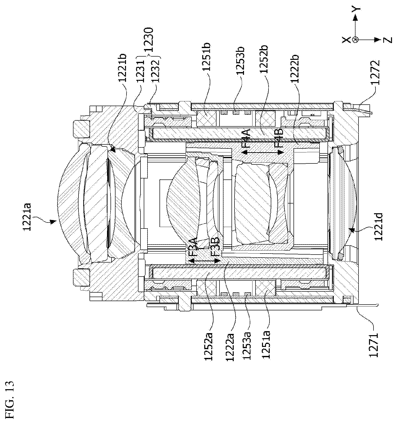 Patent US12556789 Figure 11 – Camera actuator, and camera device and optical device comprising same