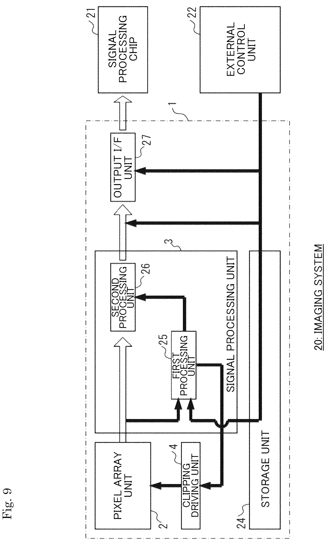 Patent US12556832 Figure 8 – Clipped imaging device, system, and method