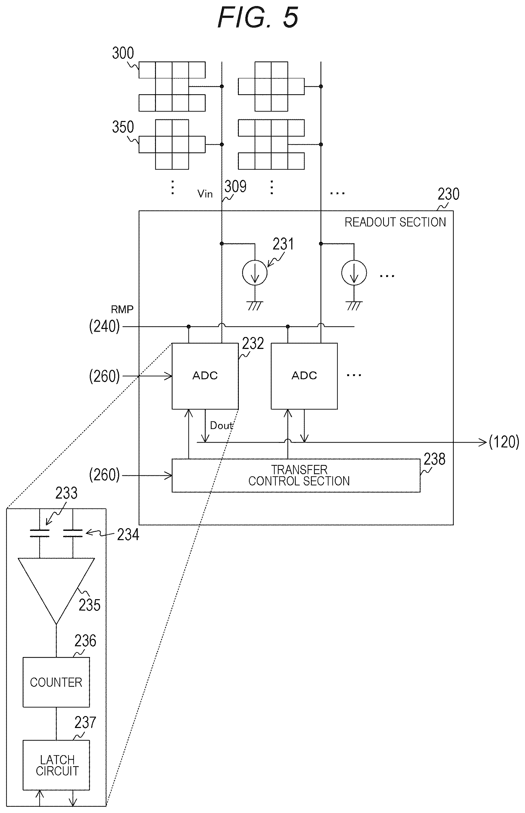 Patent US12556834 Figure 5 – Solid-state imaging element, imaging device, and method for controlling solid-state imaging element