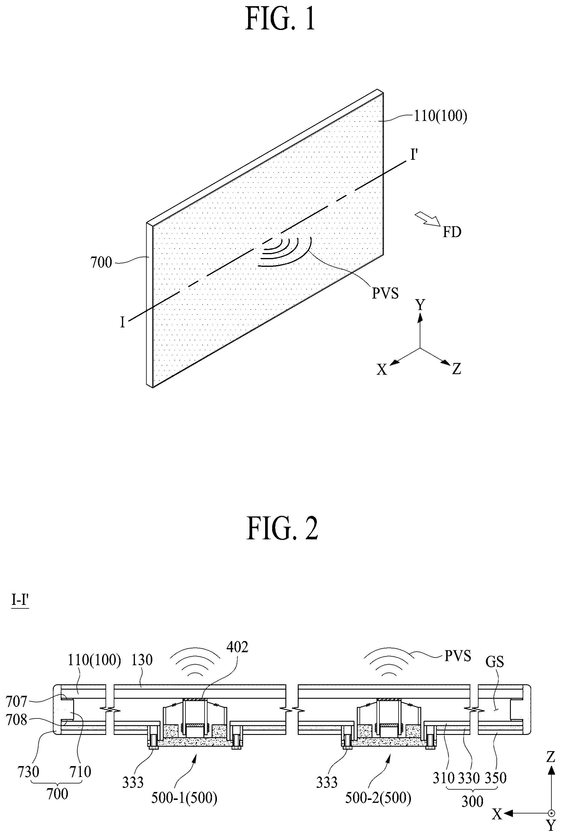 Patent US12556850 Figure 1 – Display apparatus