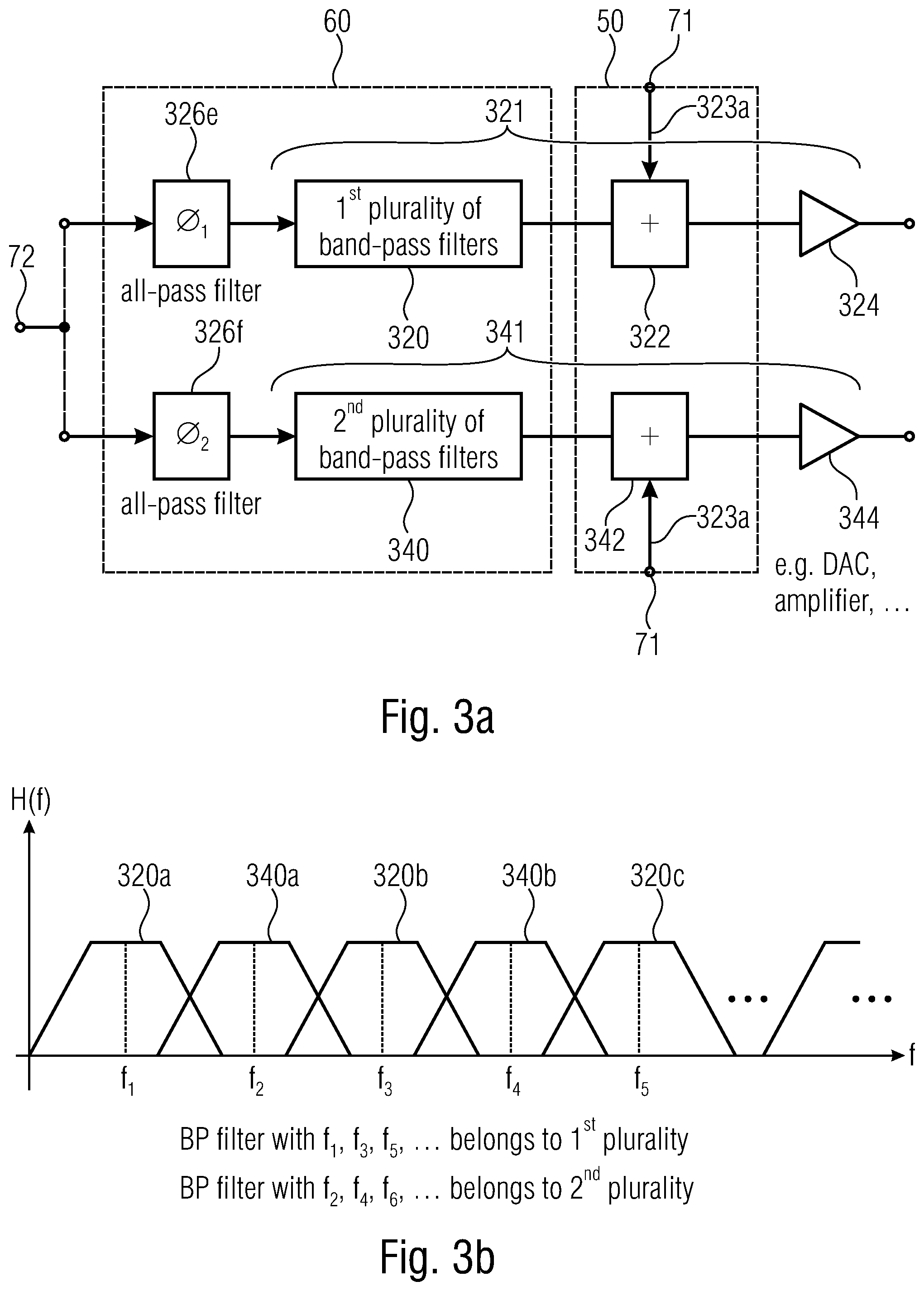 Patent US12556863 Figure 5 – Loudspeaker, signal processor, method for manufacturing the loudspeaker, or method for operating the signal processor by using dual-mode signal generation with two sound generators