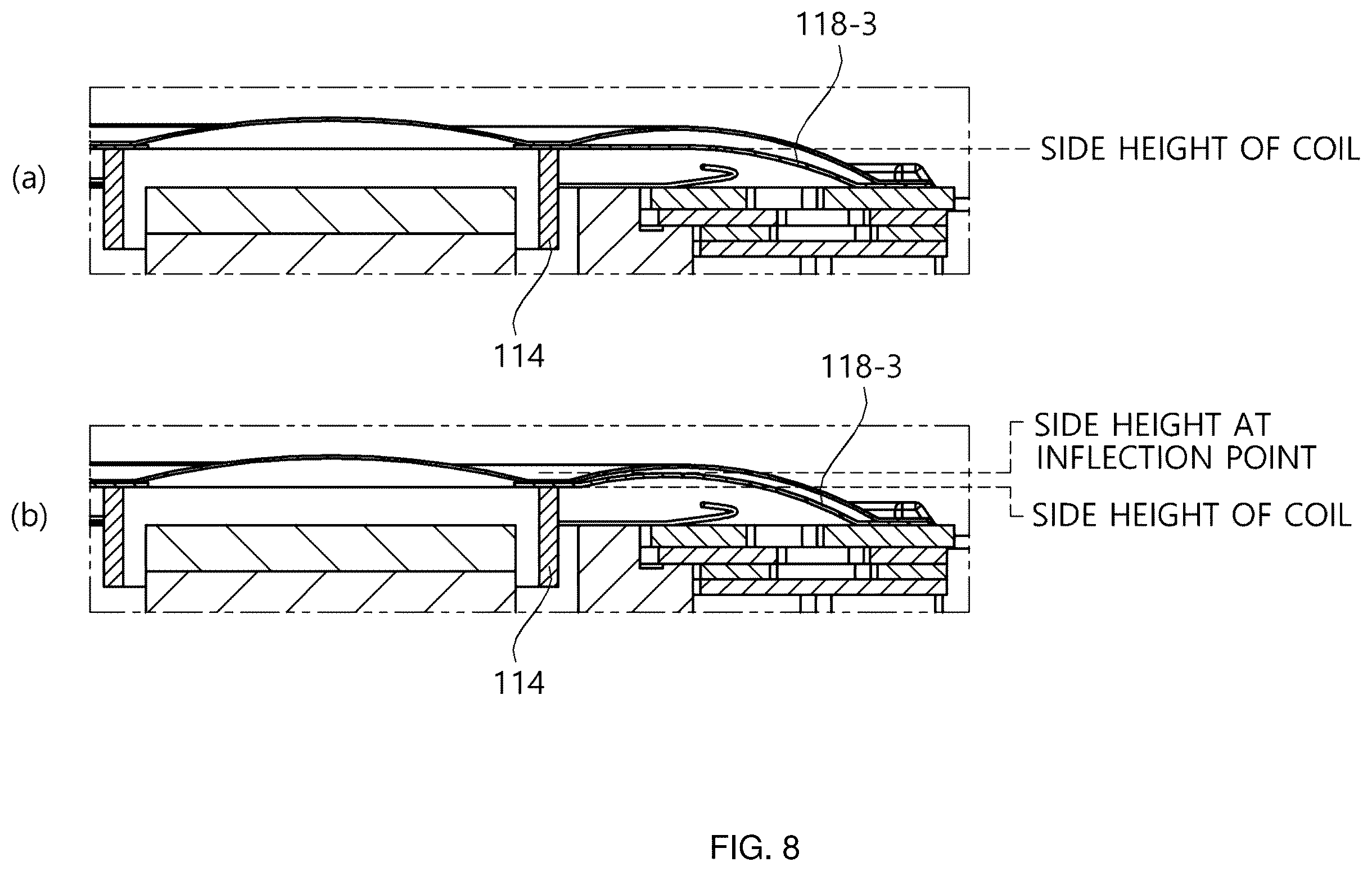 Patent US12556867 Figure 8 – Speaker unit for earphone