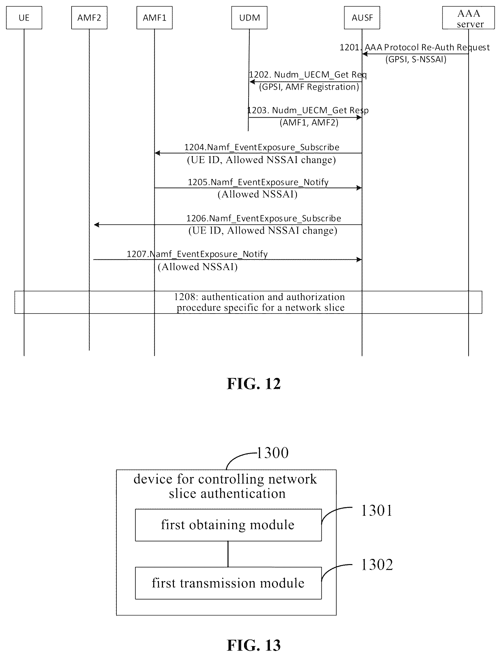 Patent US12556915 Figure 8 – Method, device and apparatus for controlling network slice authentication, and relevant storage medium