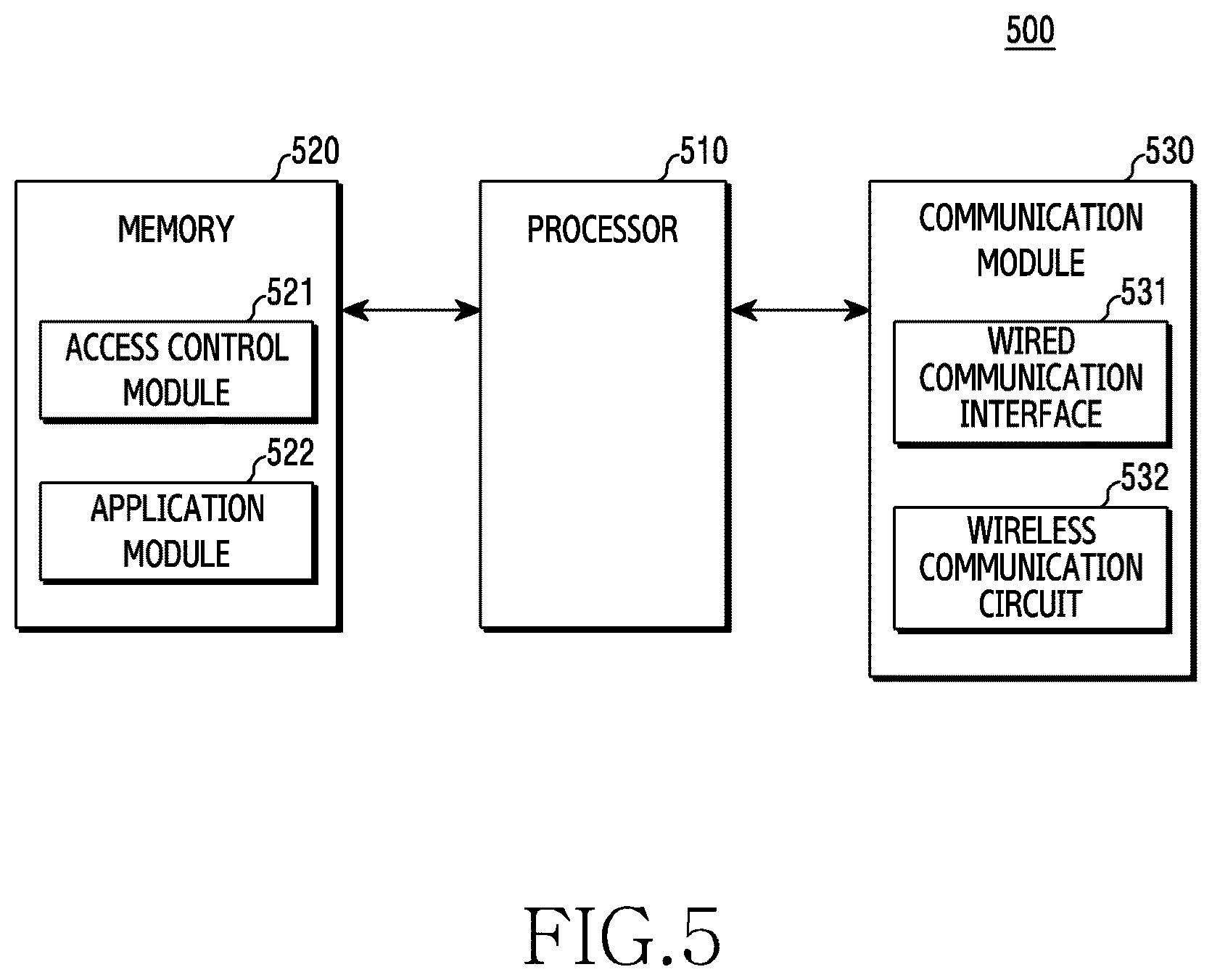 Patent US12556918 Figure 5 – Electronic device and method for controlling wireless communication connection thereof