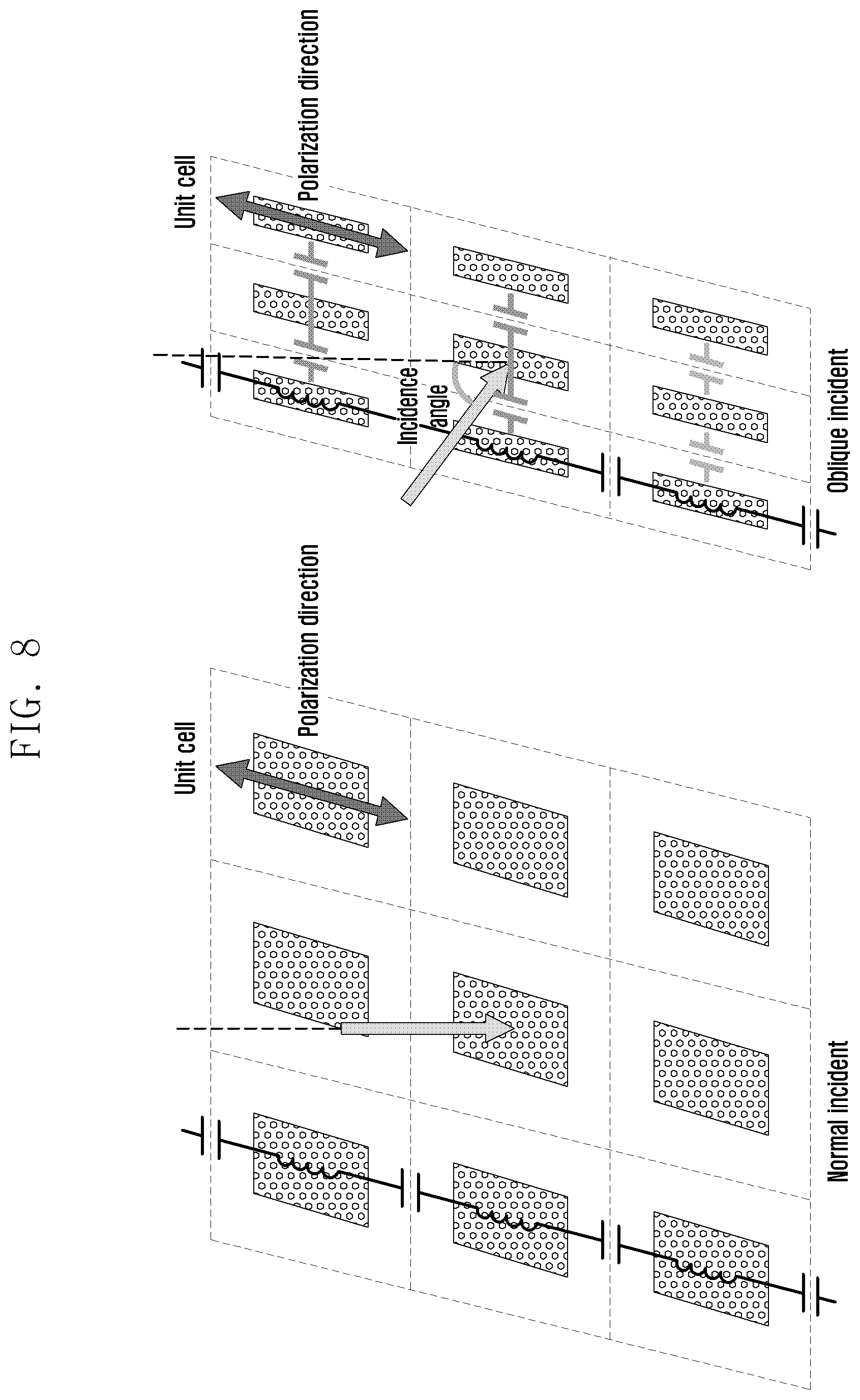 Patent US12556936 Figure 8 – Reconfigurable intelligent surface and apparatus