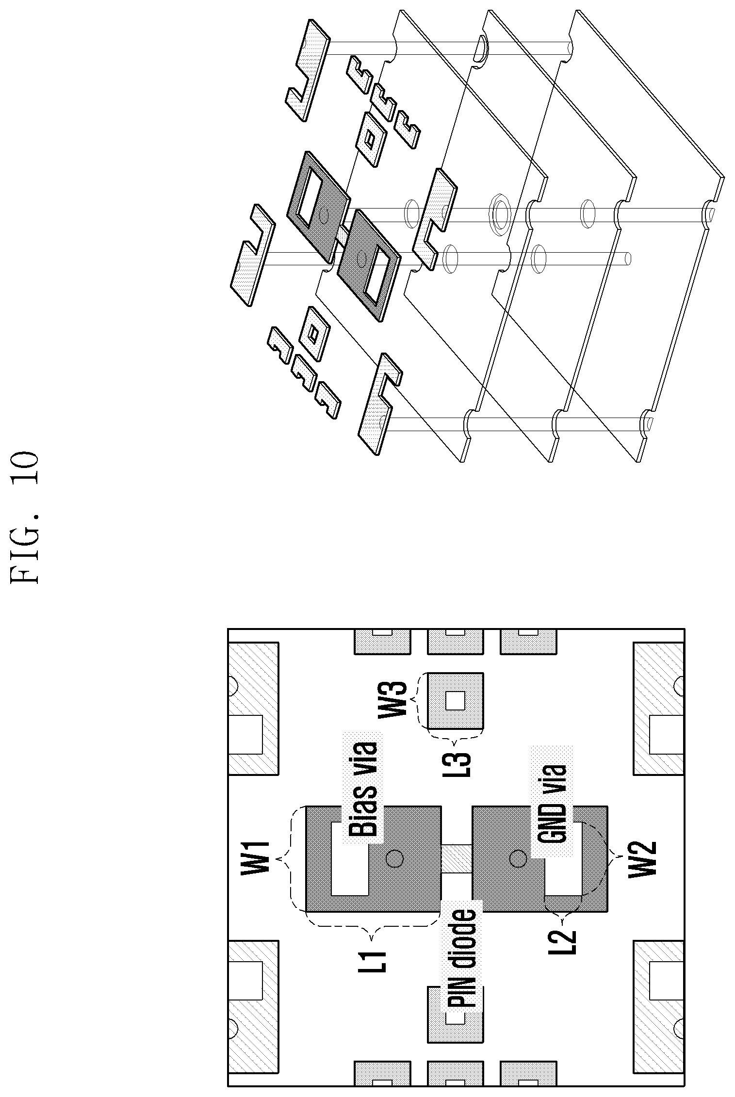 Patent US12556936 Figure 10 – Reconfigurable intelligent surface and apparatus