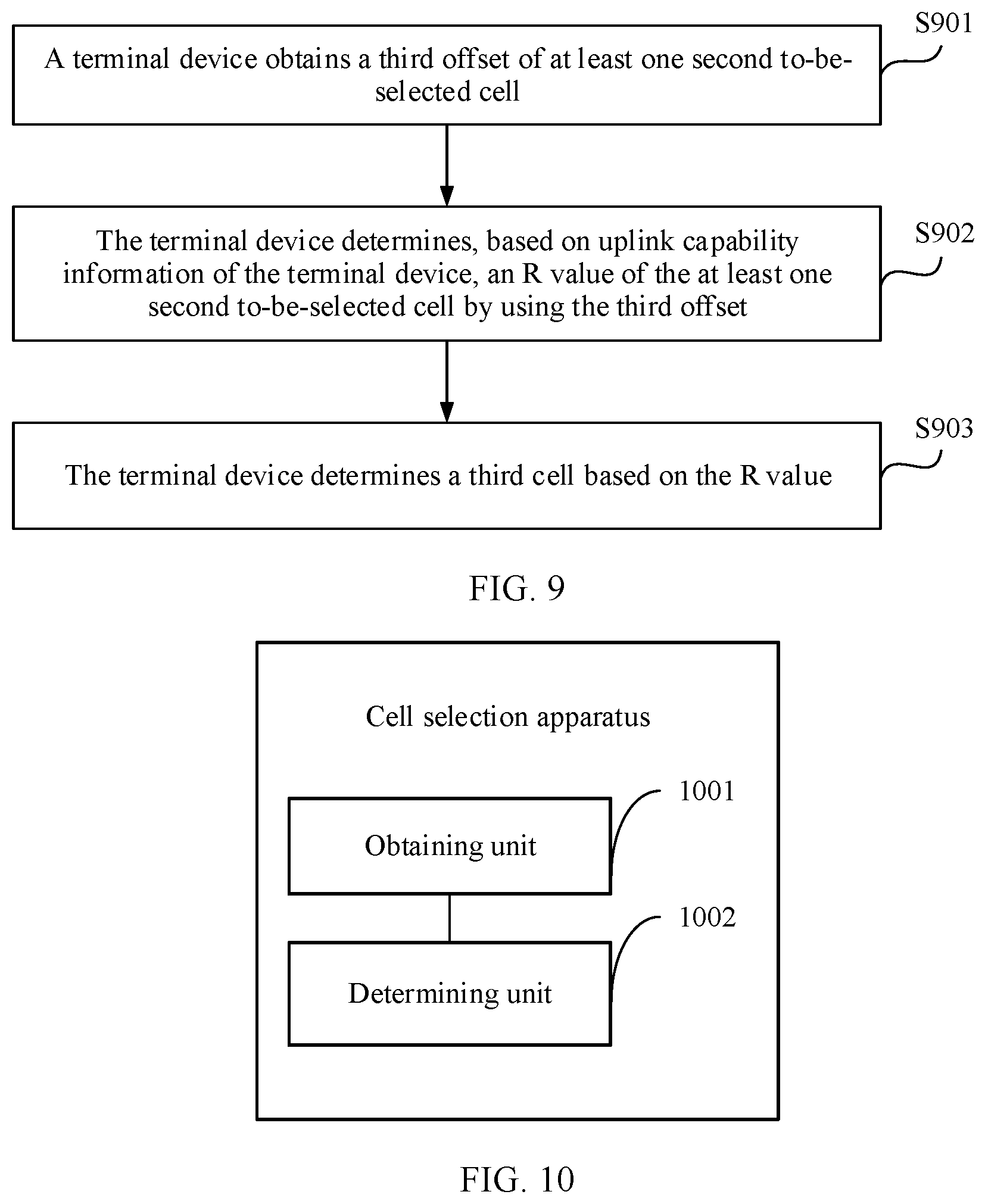 Patent US12556999 Figure 8 – Cell selection method and apparatus