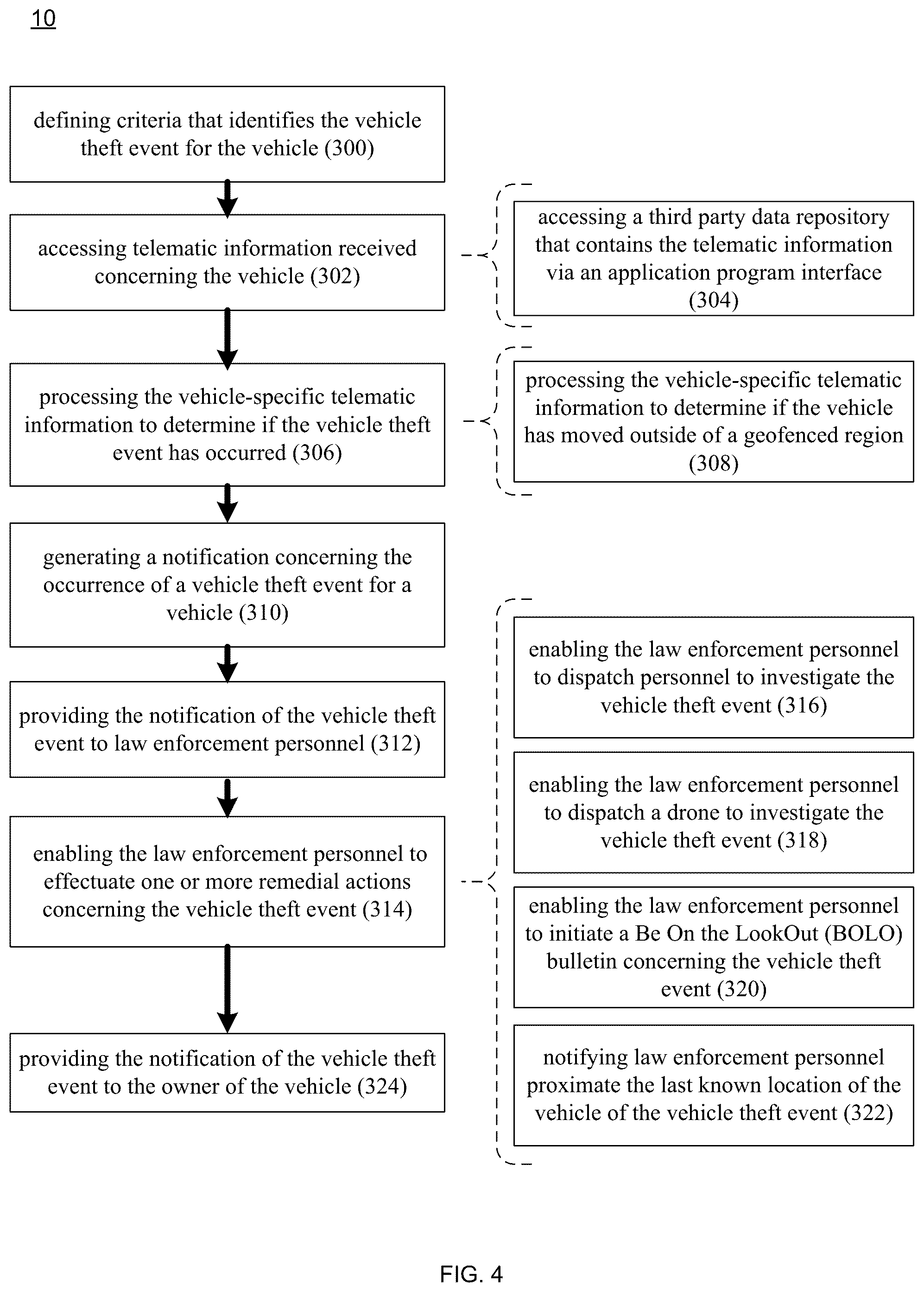 Patent US12562012 Figure 4 – Event monitoring system and method