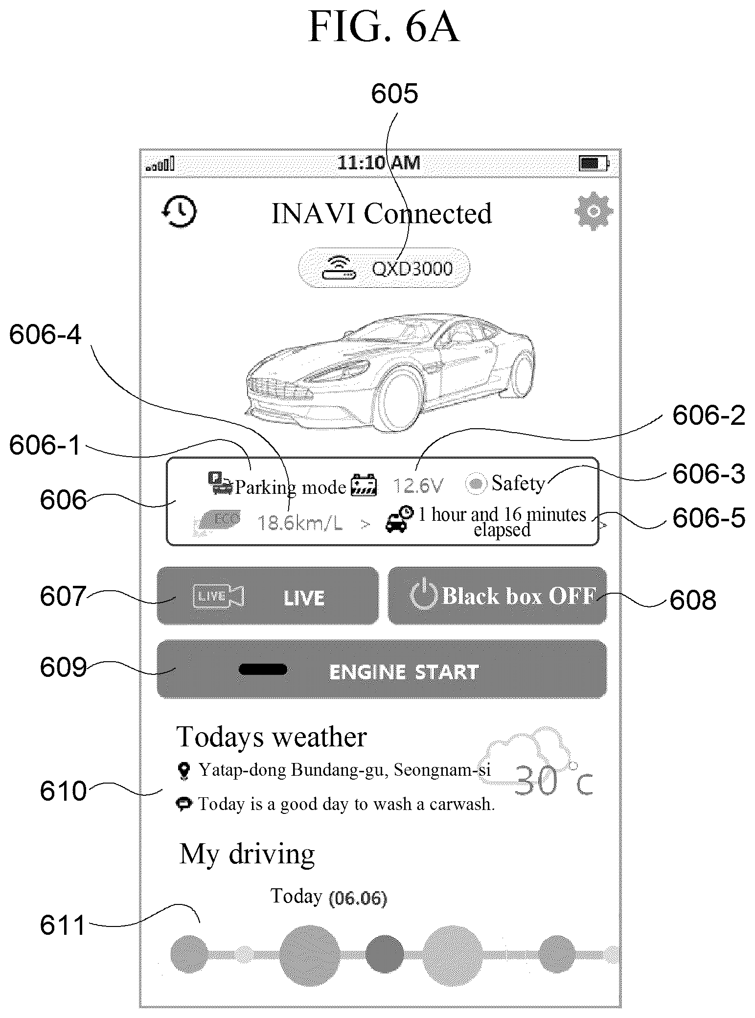 Patent US12562015 Figure 5 – User terminal device, server, and method for providing driver's driving information using the same