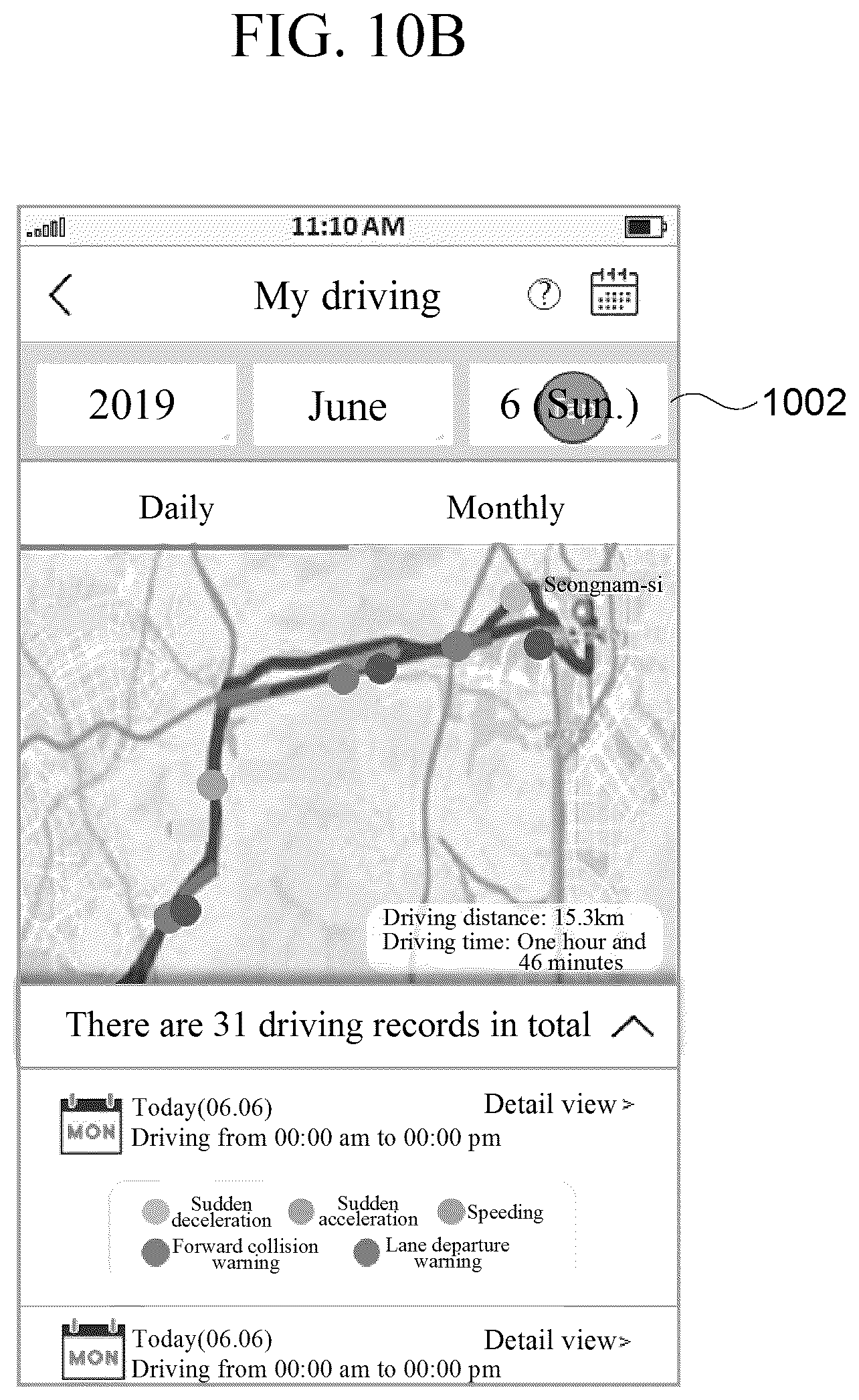 Patent US12562015 Figure 17 – User terminal device, server, and method for providing driver's driving information using the same