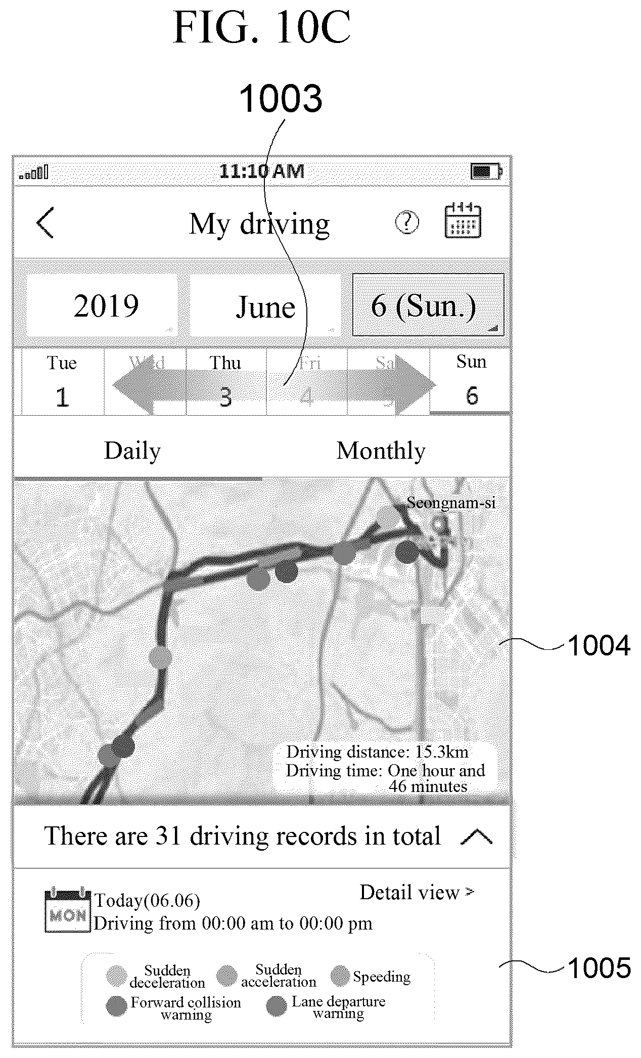 Patent US12562015 Figure 18 – User terminal device, server, and method for providing driver's driving information using the same