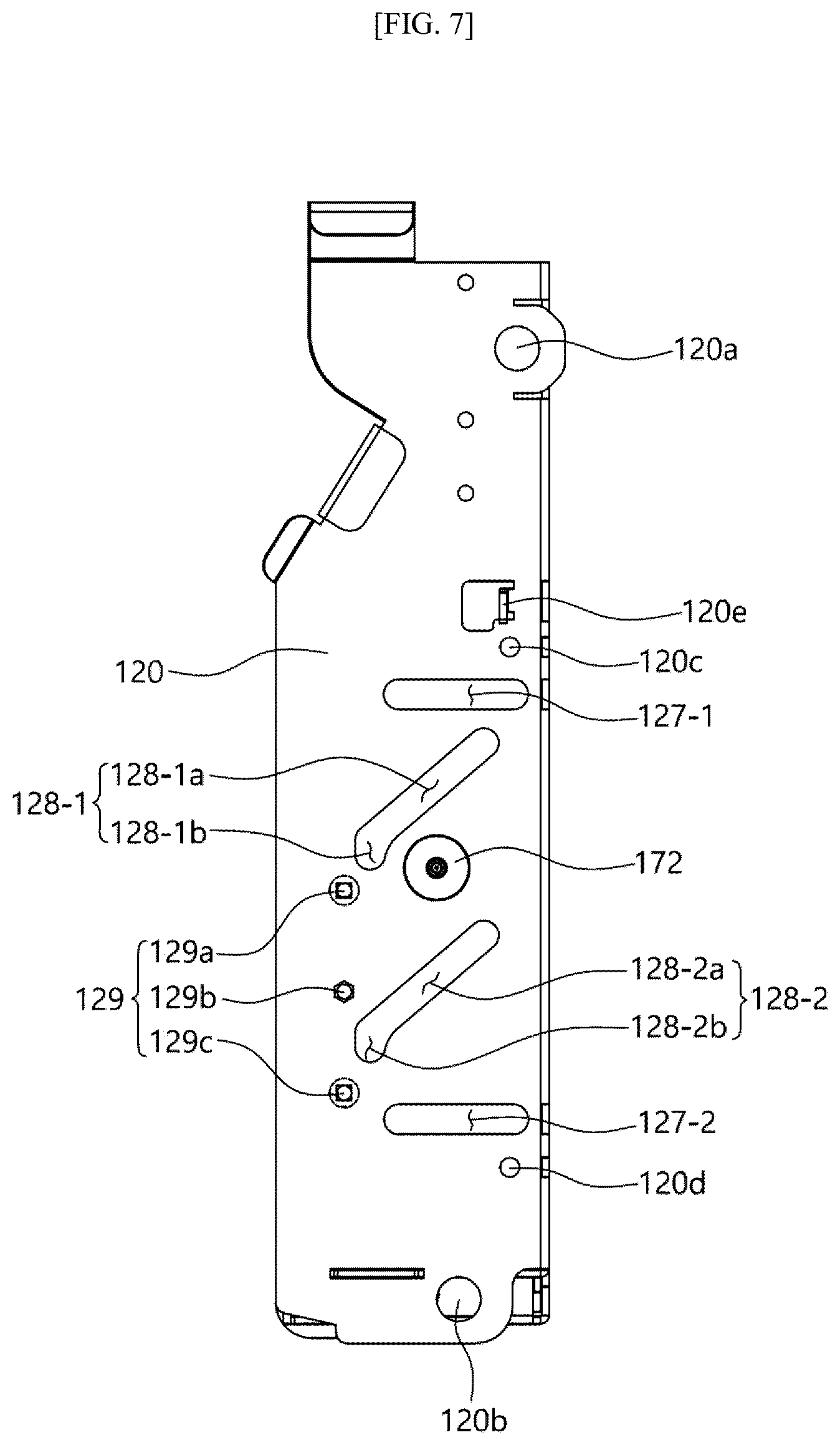 Patent US12562019 Figure 7 – Cassette holder for automated teller machine