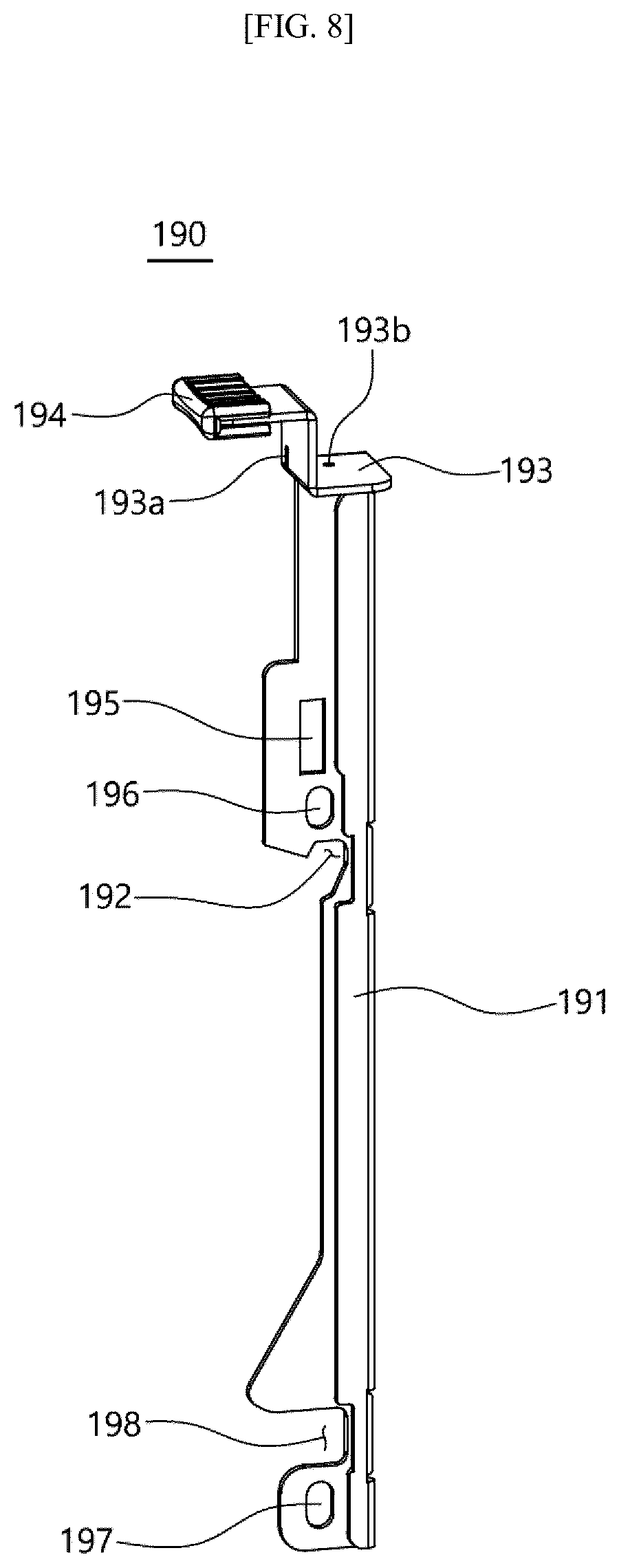 Patent US12562019 Figure 8 – Cassette holder for automated teller machine