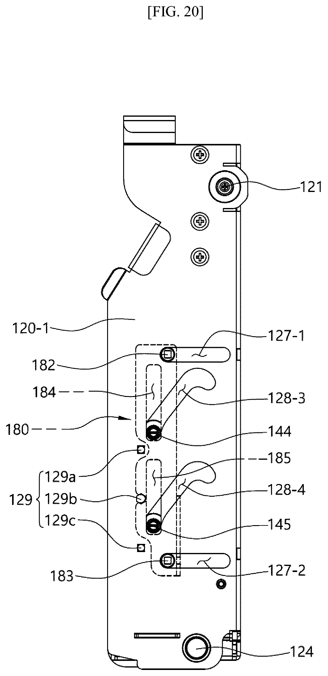 Patent US12562019 Figure 20 – Cassette holder for automated teller machine