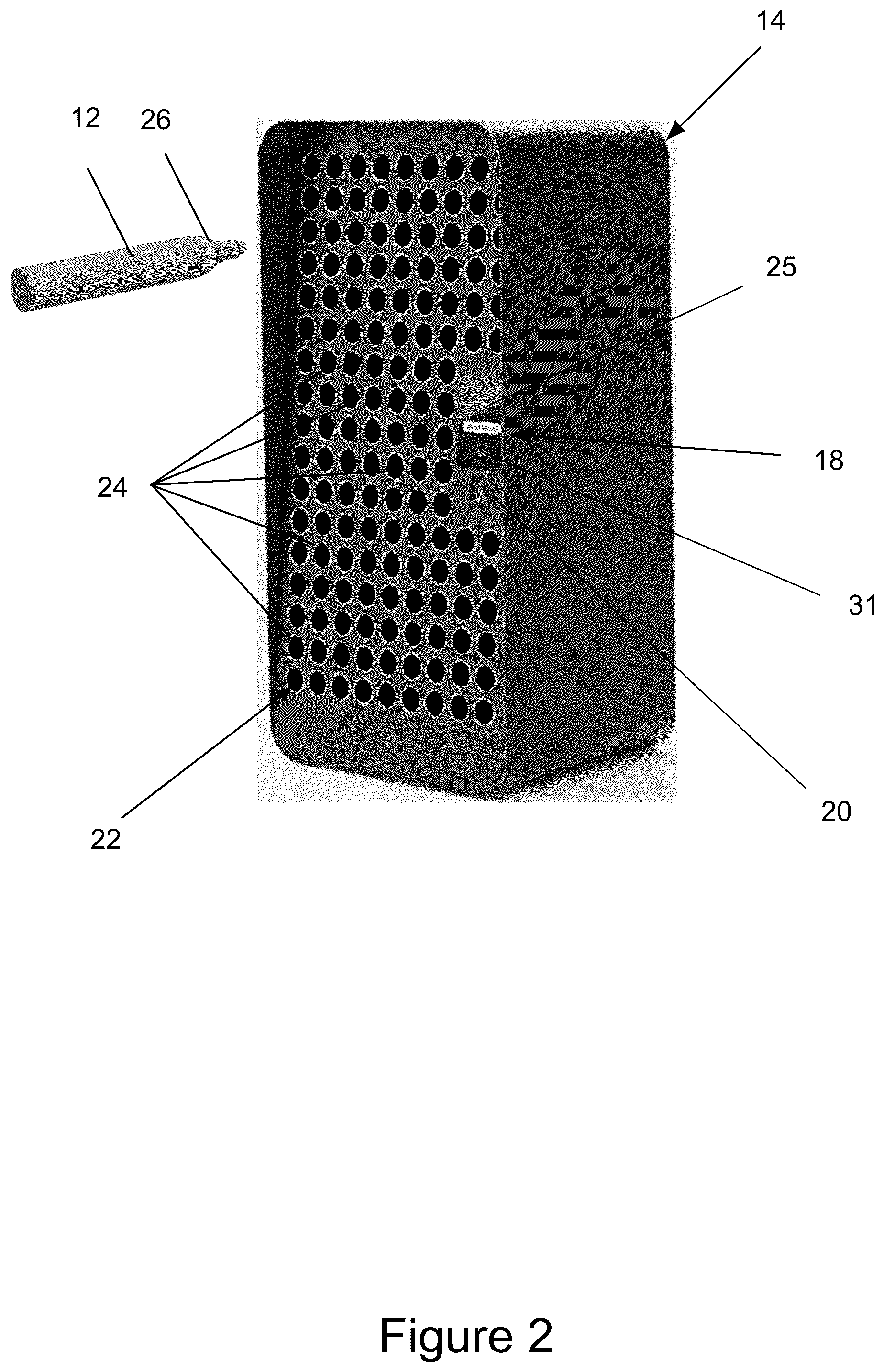 Patent US12562020 Figure 2 – Vending machine system