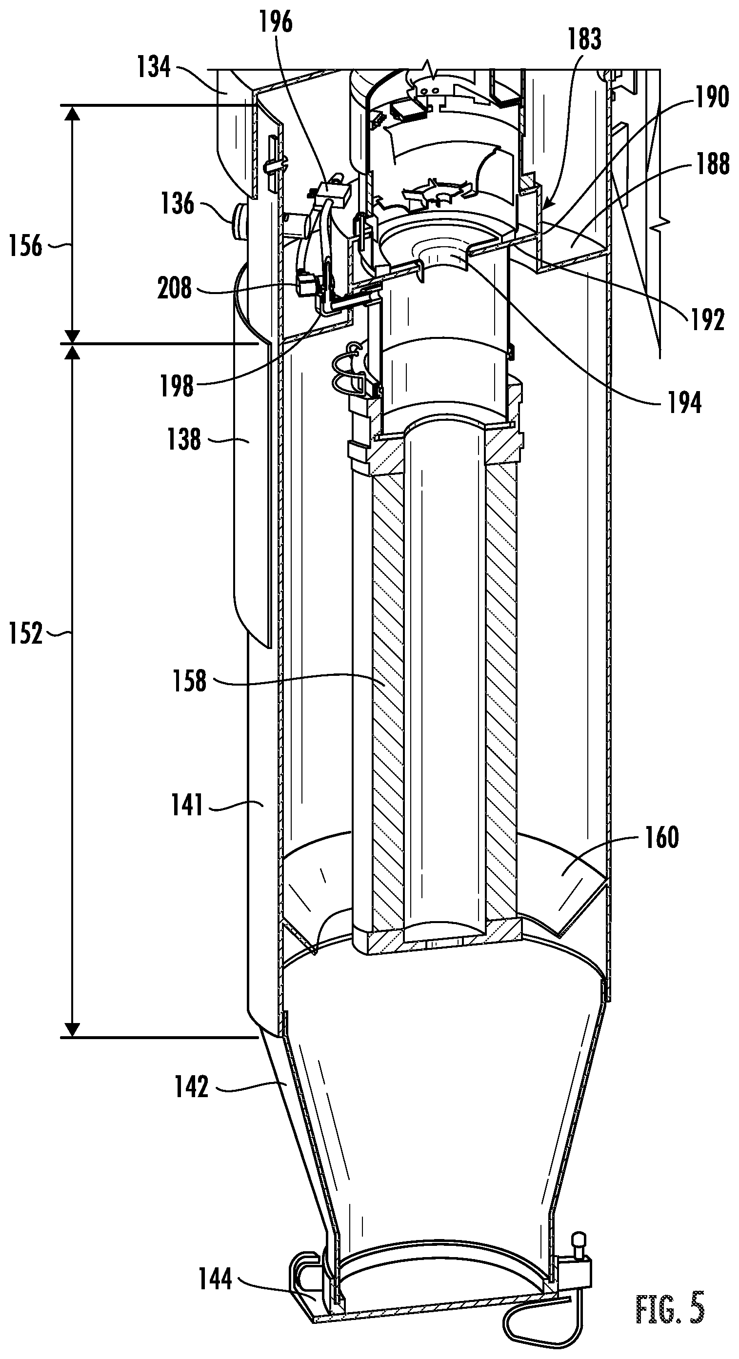 Patent US12562021 Figure 5 – Vehicle treatment arch with pressure differential indication system and tool engagement system