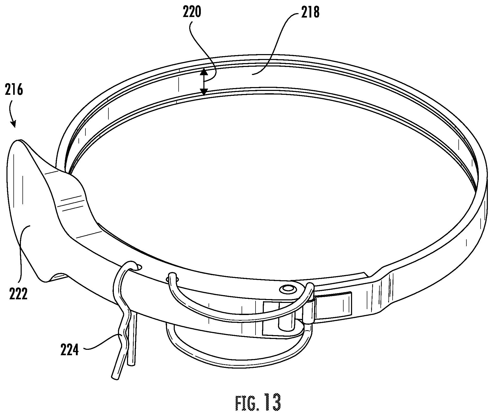 Patent US12562021 Figure 13 – Vehicle treatment arch with pressure differential indication system and tool engagement system