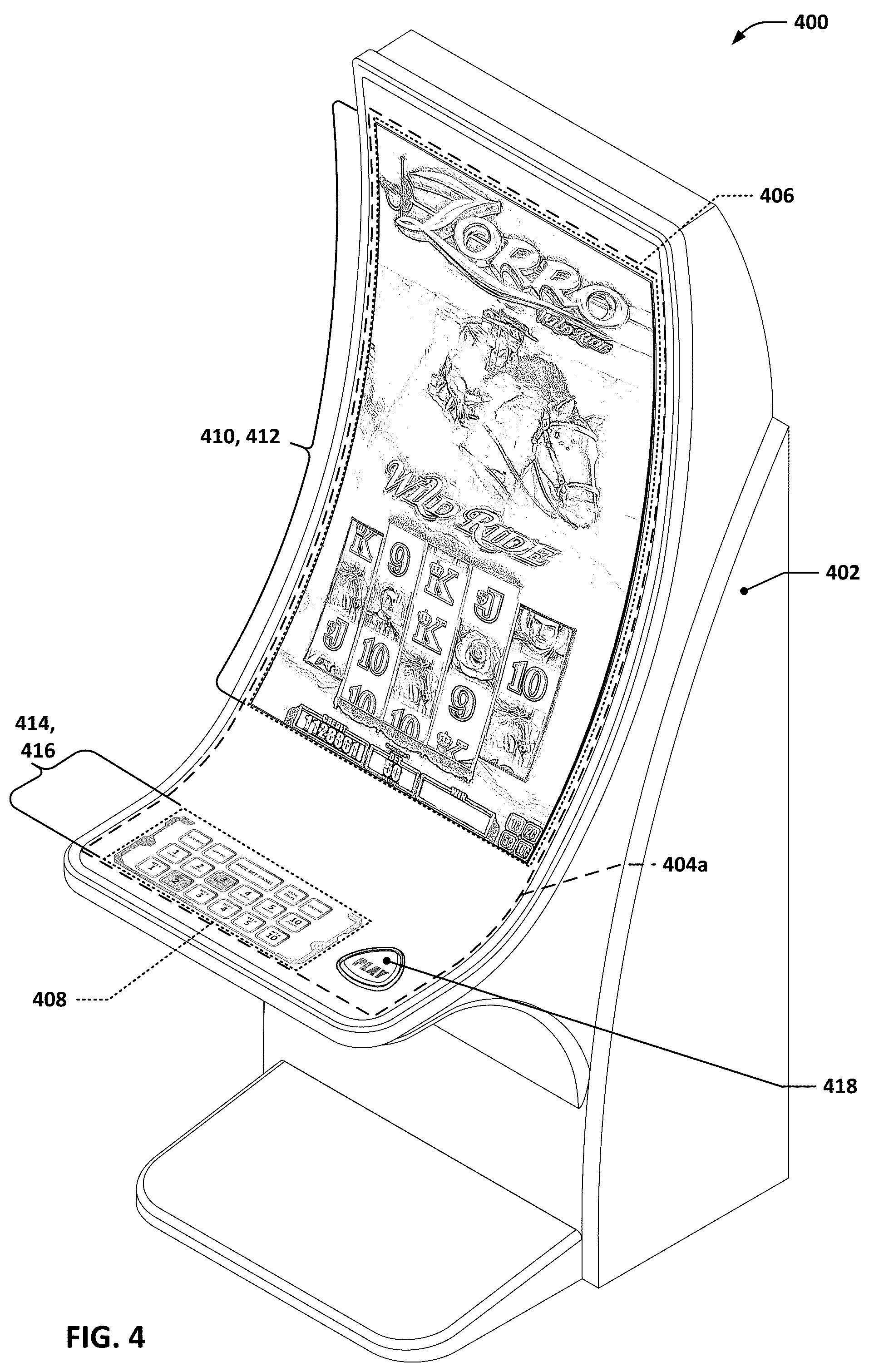 Patent US12562026 Figure 6 – Systems and techniques for wager-associated parameter control graphical state management
