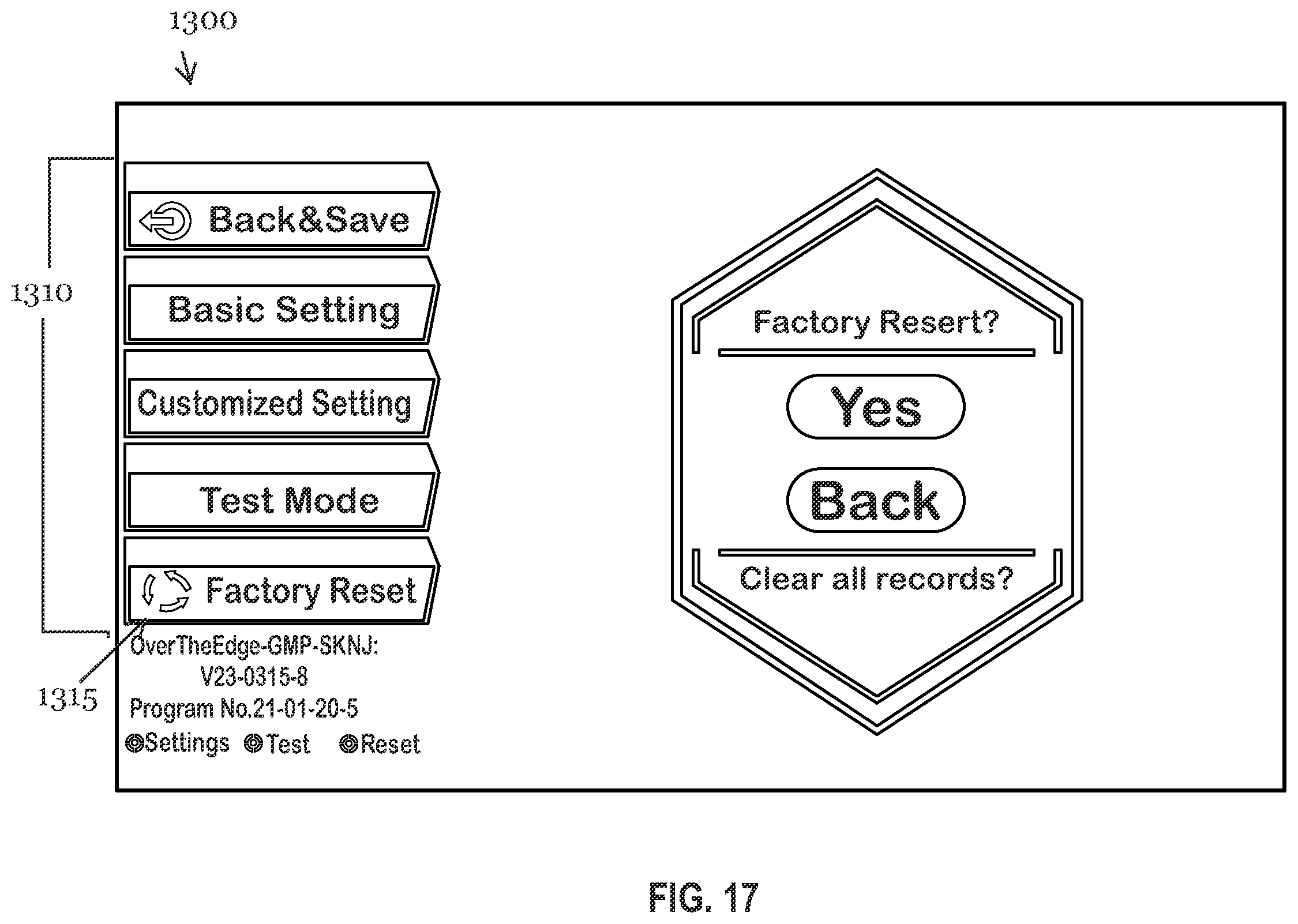 Patent US12562035 Figure 17 – System and method for an arcade game machine