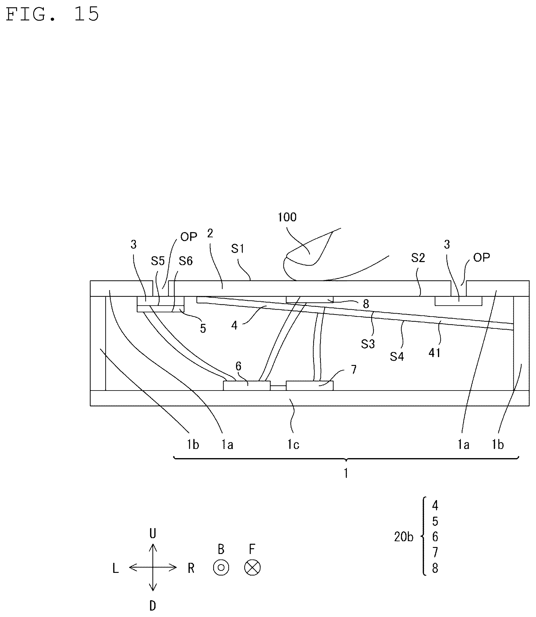 Patent US12562039 Figure 15 – Actuator unit, tactile sense presentation device, and housing module