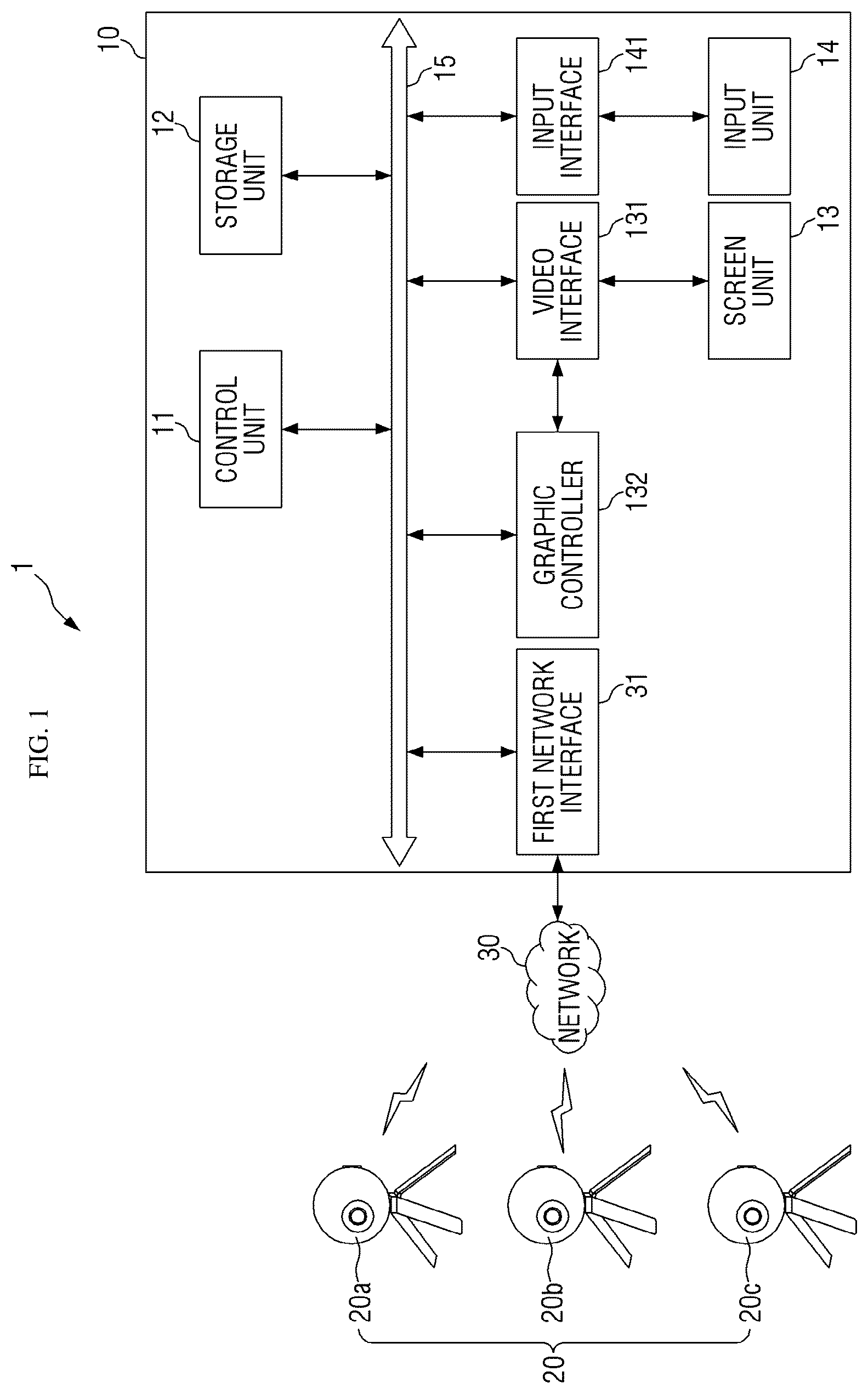 Patent US12562041 Figure 1 – Monitoring apparatus and system