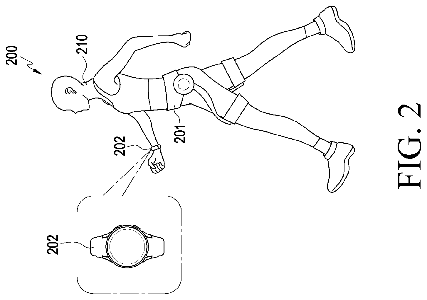 Patent US12562043 Figure 2 – Method for detecting fall of user and electronic device supporting the same
