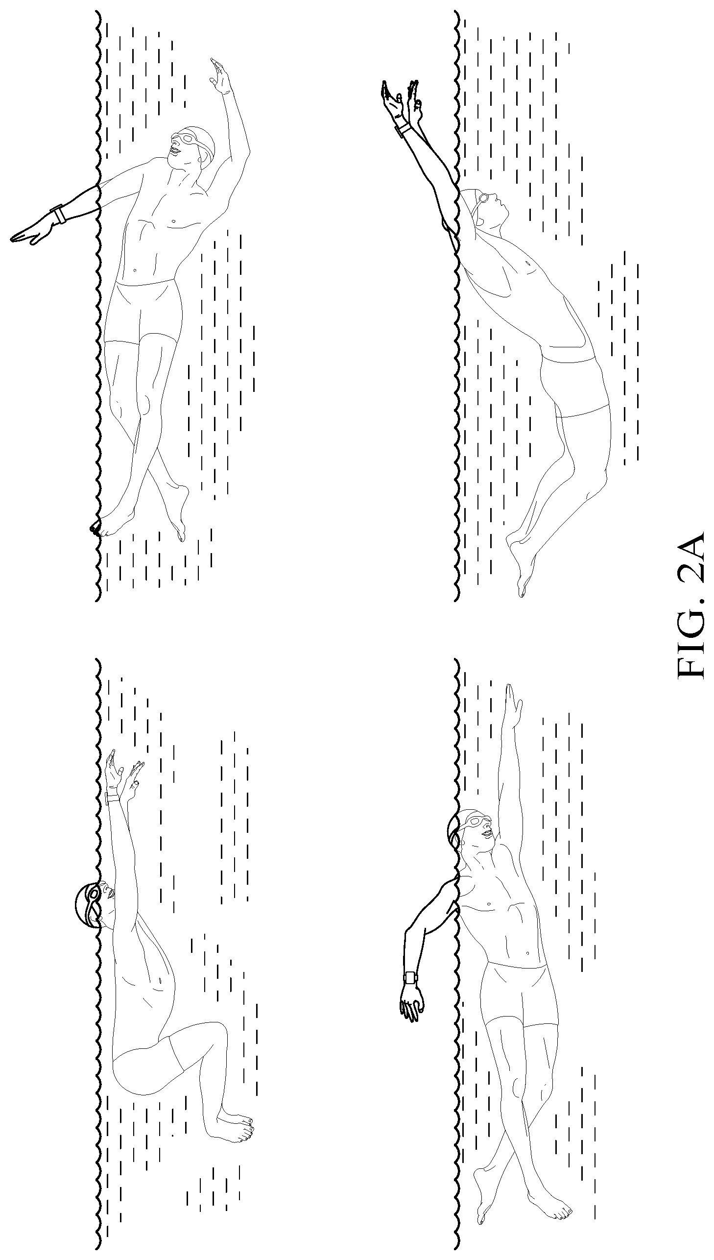 Patent US12562045 Figure 2 – Wearable device used as digital pool attendant