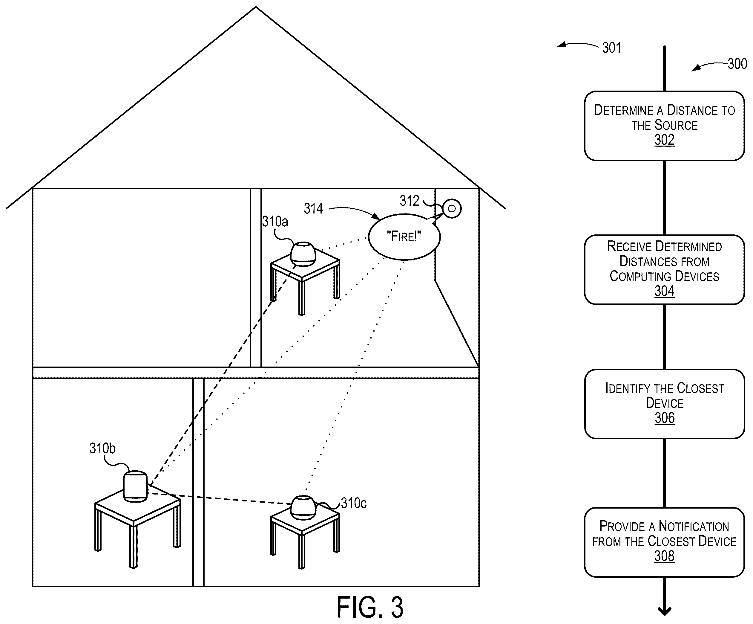 Patent US12562047 Figure 3 – Drop-in on computing devices based on event detections