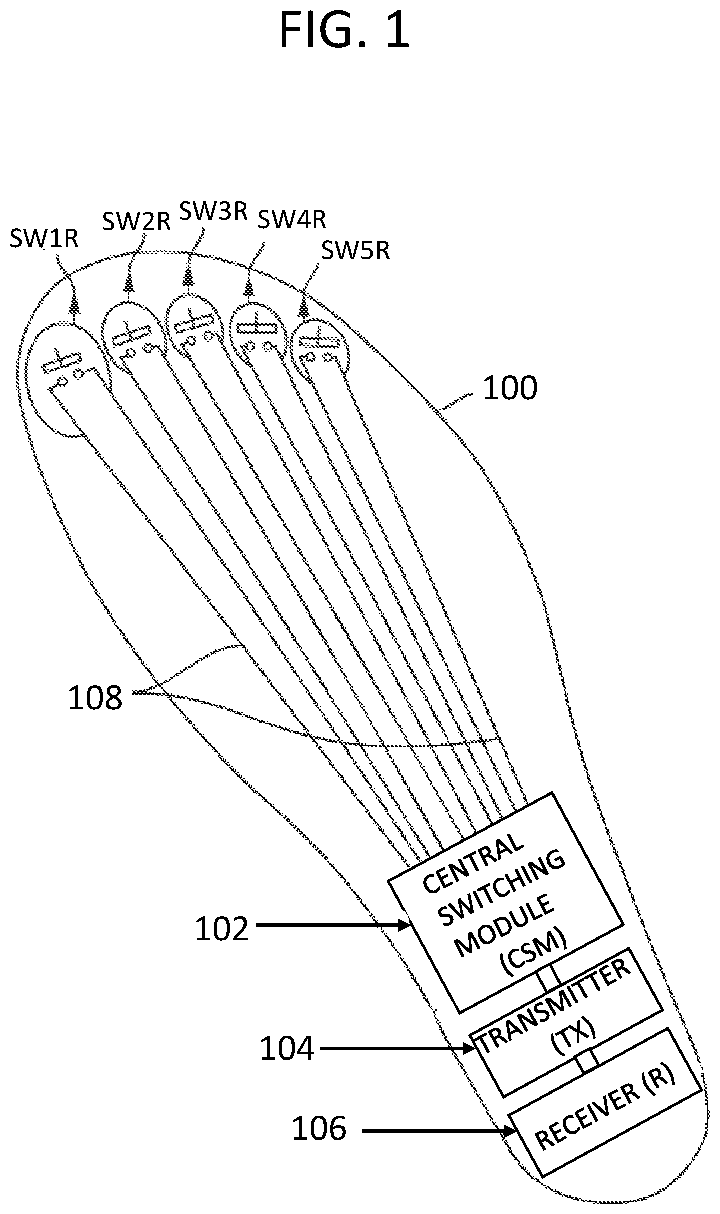 Patent US12562050 Figure 1 – Active personal wireless connectivity network interface system