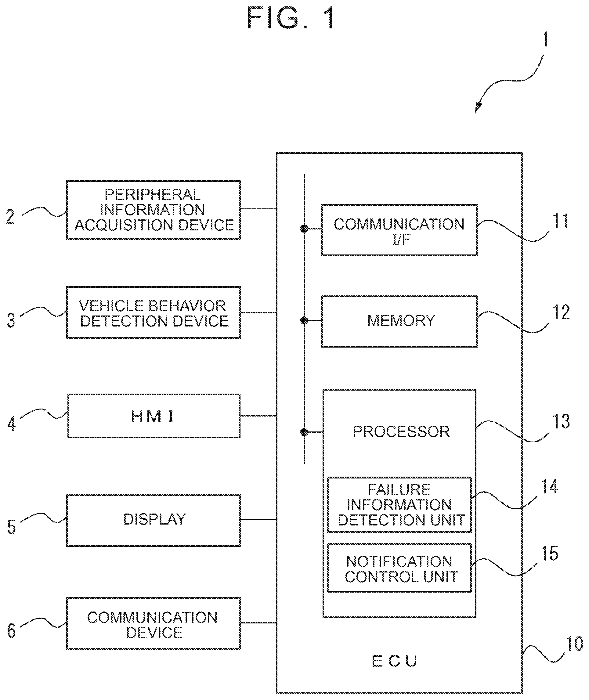 Patent US12562060 Figure 1 – Information notification device and information notification method