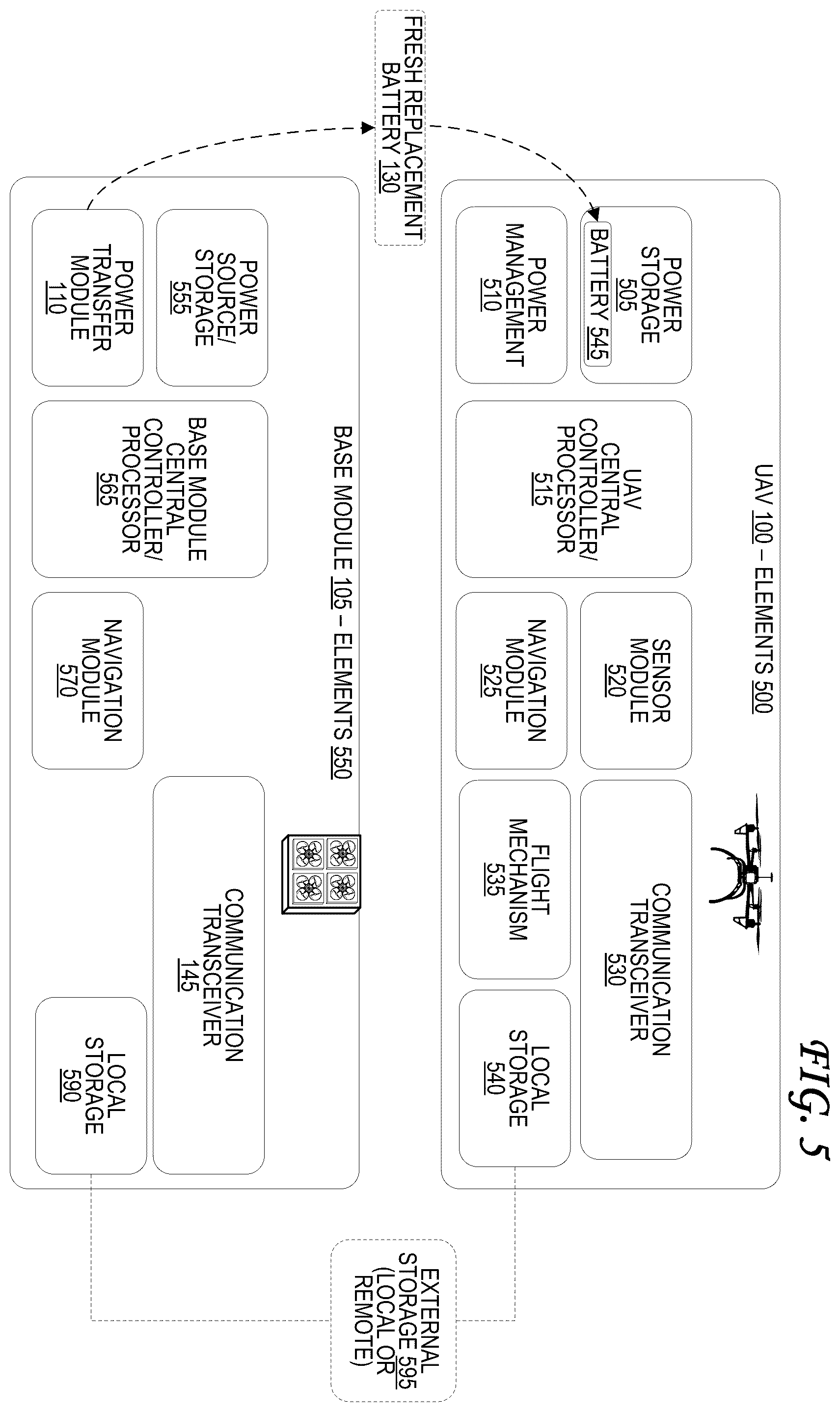 Patent US12562067 Figure 8 – Unmanned aerial vehicle management