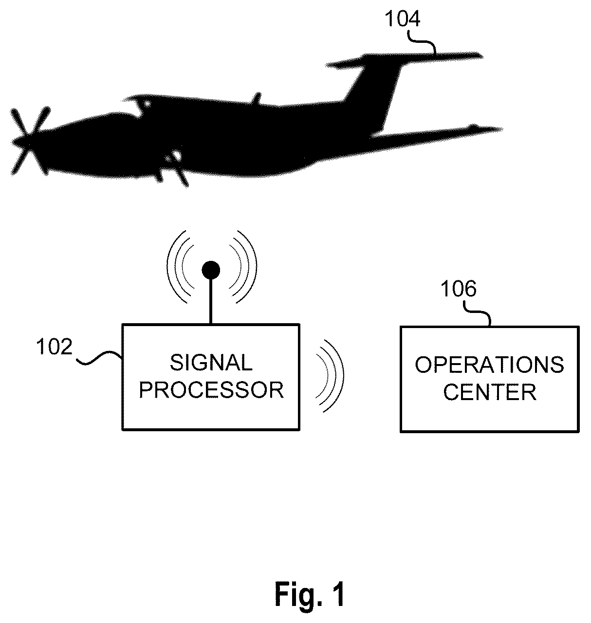 Patent US12562070 Figure 1 – Systems and methods for tracking aircraft