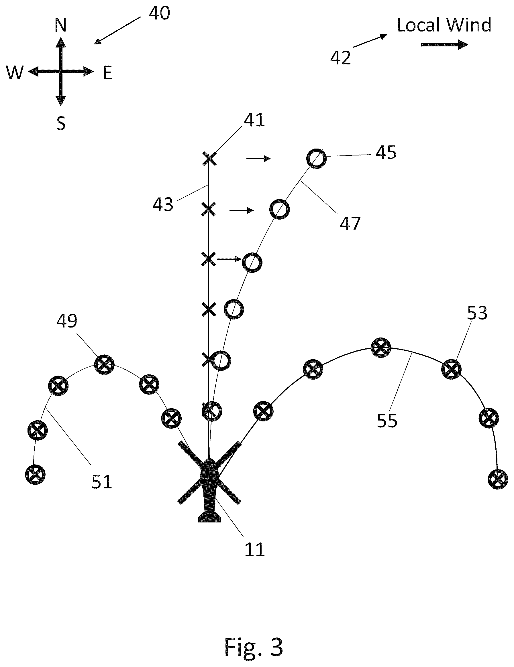 Patent US12562071 Figure 3 – Lateral avoidance trajectories