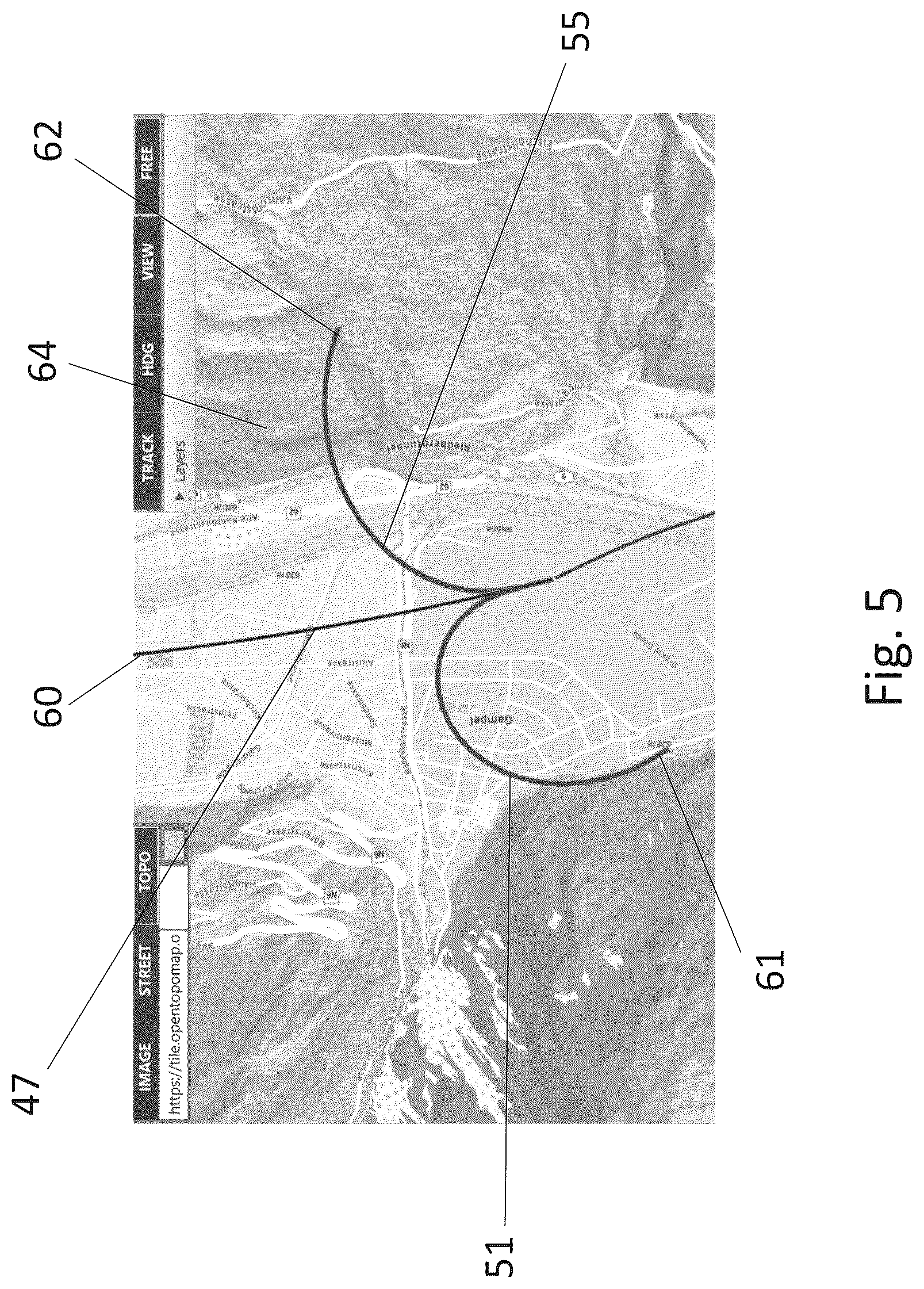 Patent US12562071 Figure 5 – Lateral avoidance trajectories