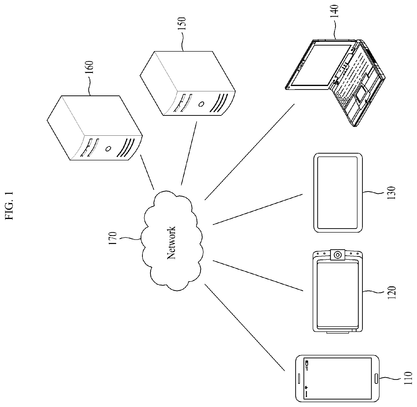 Patent US12562077 — Method, computing device, and non-transitory computer-readable recording medium to translate audio of video into sign language through avatar — Figure 1