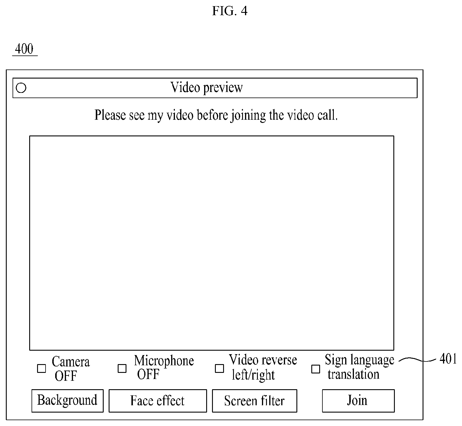 Patent US12562077 Figure 4 – Method, computing device, and non-transitory computer-readable recording medium to translate audio of video into sign language through avatar
