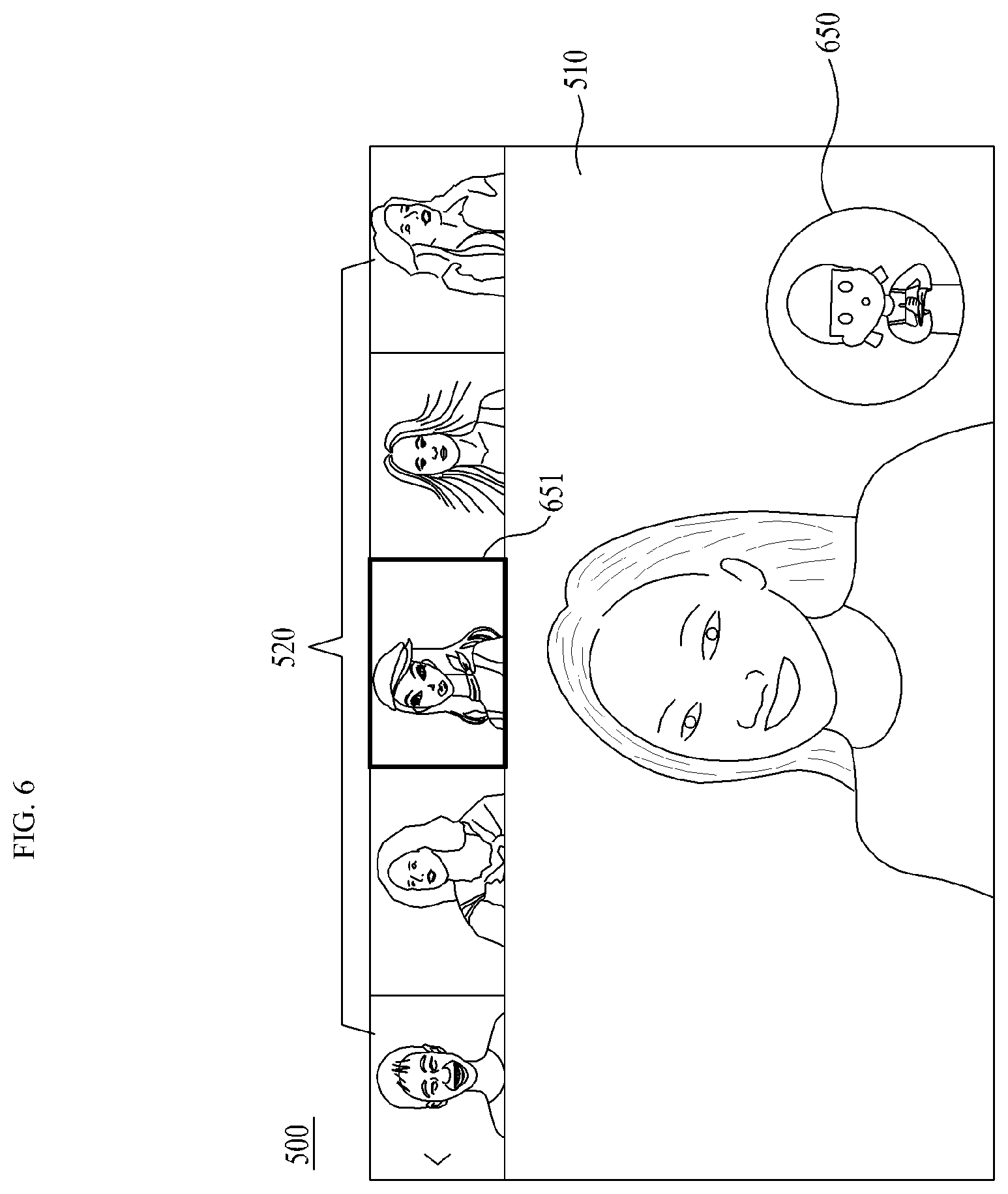 Patent US12562077 Figure 6 – Method, computing device, and non-transitory computer-readable recording medium to translate audio of video into sign language through avatar