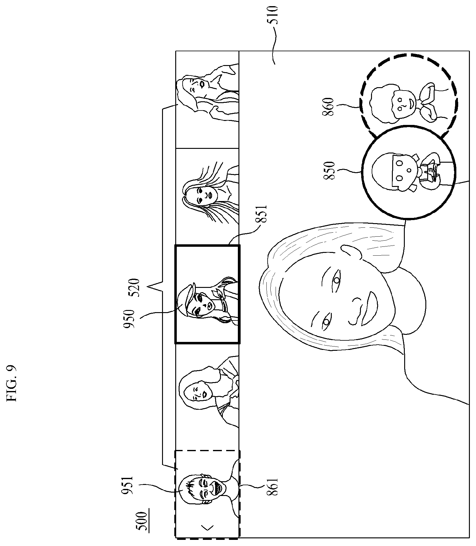 Patent US12562077 Figure 9 – Method, computing device, and non-transitory computer-readable recording medium to translate audio of video into sign language through avatar