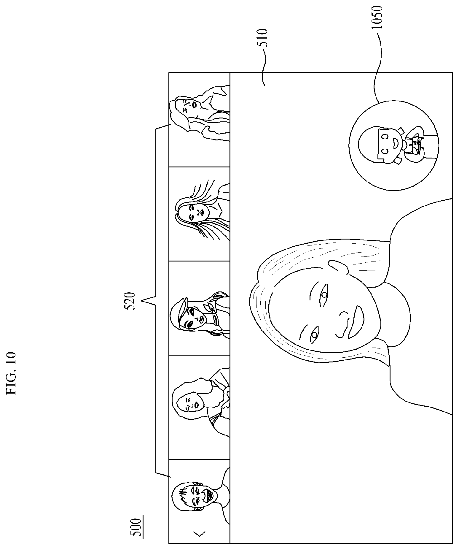 Patent US12562077 Figure 10 – Method, computing device, and non-transitory computer-readable recording medium to translate audio of video into sign language through avatar