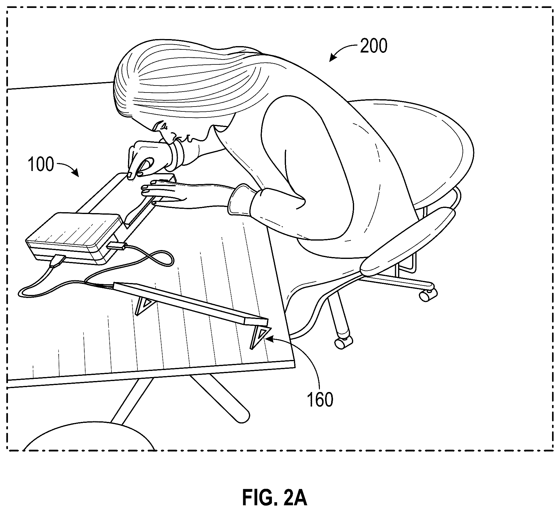 Patent US12562078 Figure 6 – Vein simulator system